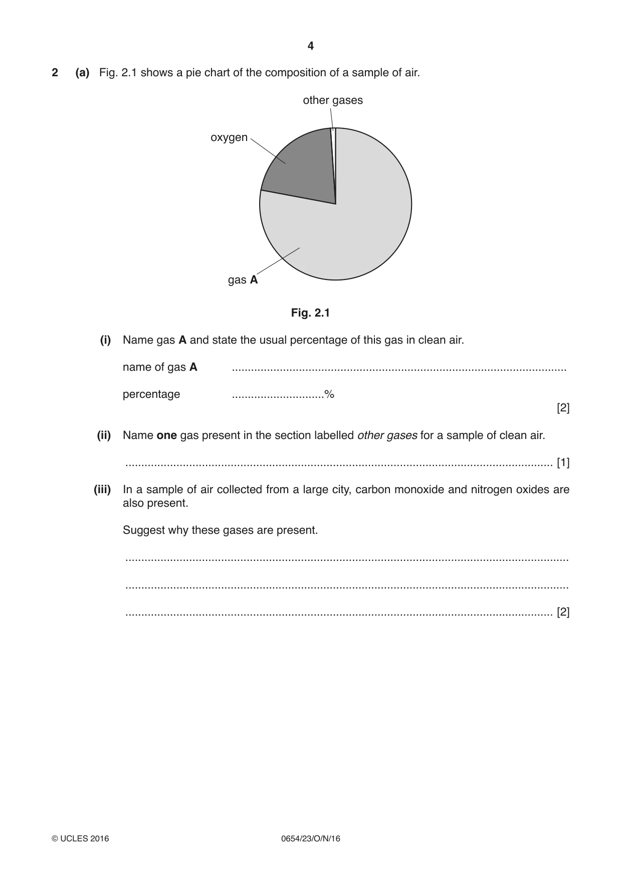 Cambridge IGCSE Sciences - Co-ordinated (Double) 0654 2016 Oct/Nov Paper 2 · Variant 3 question paper, page 4 of 28