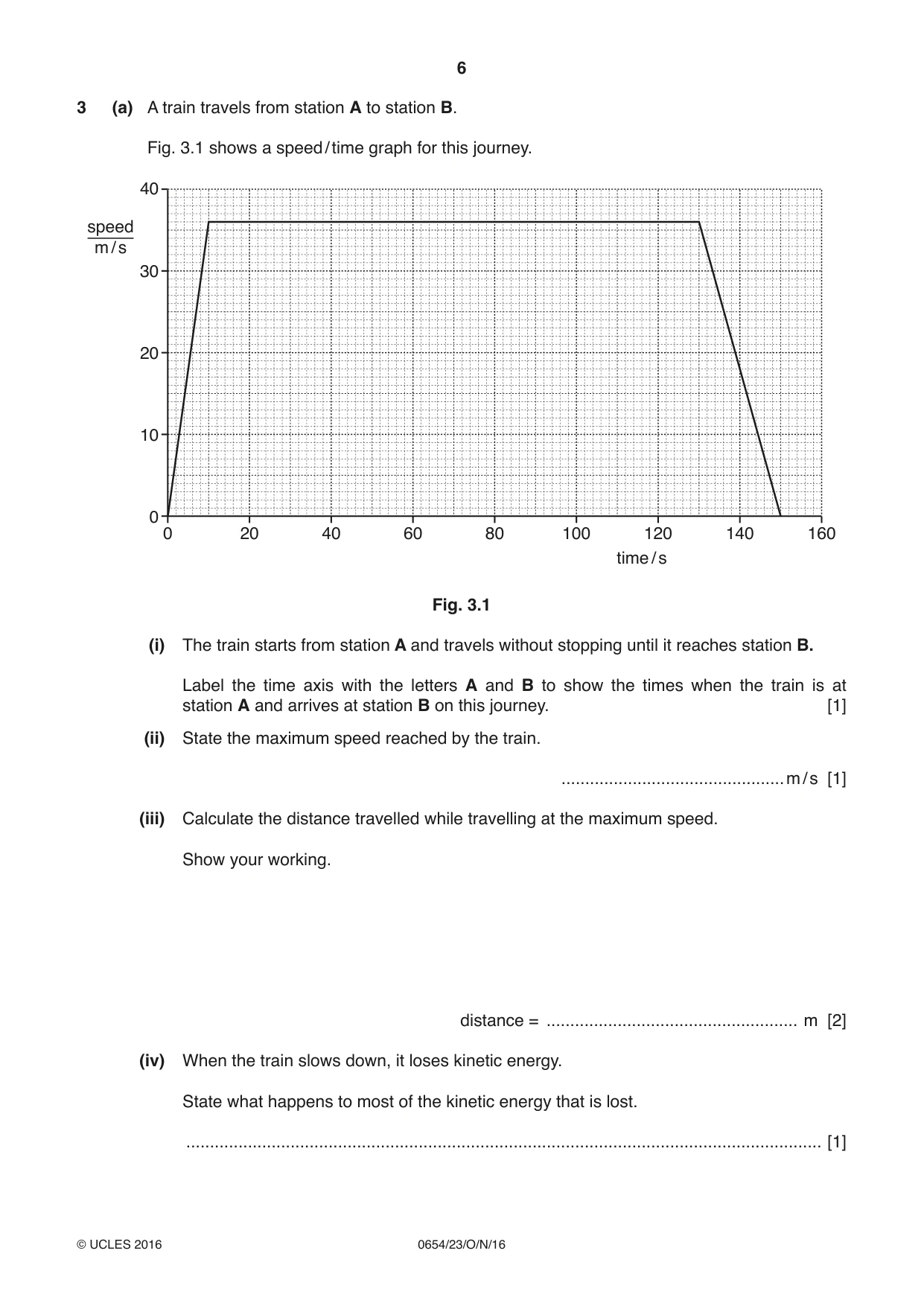 Cambridge IGCSE Sciences - Co-ordinated (Double) 0654 2016 Oct/Nov Paper 2 · Variant 3 question paper, page 6 of 28