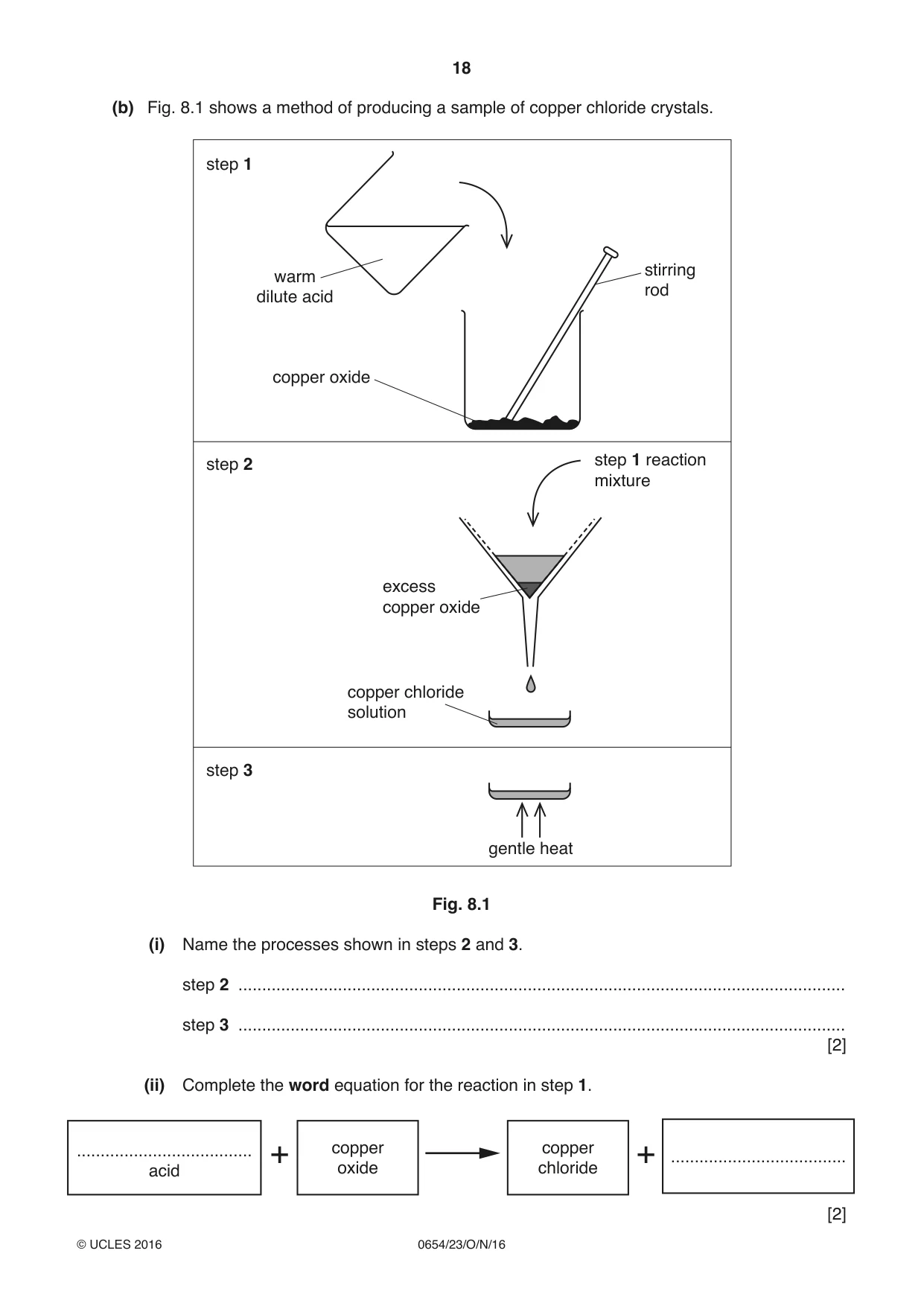 Cambridge IGCSE Sciences - Co-ordinated (Double) 0654 2016 Oct/Nov Paper 2 · Variant 3 question paper, page 18 of 28