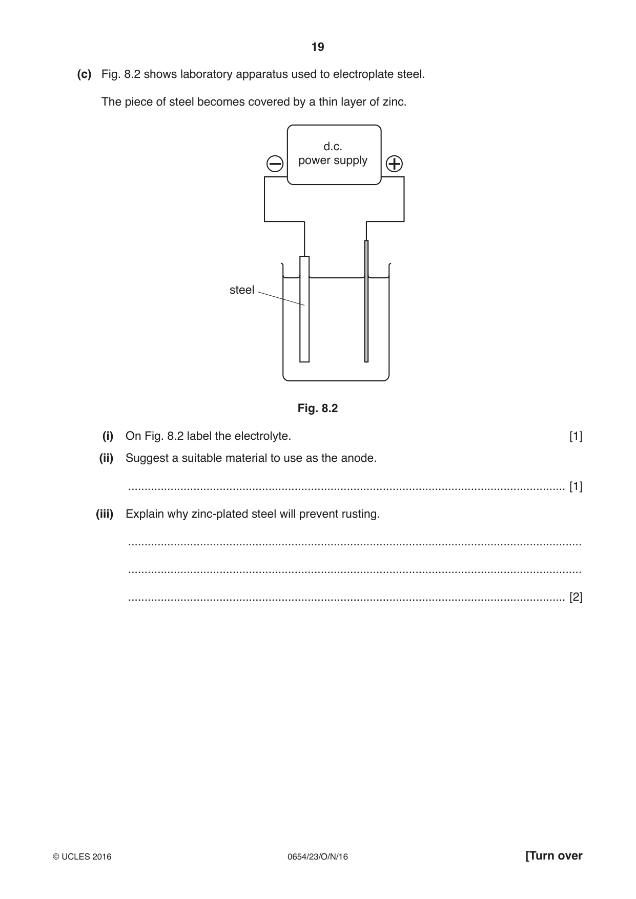 Cambridge IGCSE Sciences - Co-ordinated (Double) 0654 2016 Oct/Nov Paper 2 · Variant 3 question paper, page 19 of 28