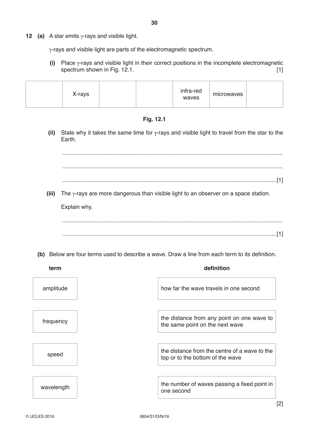 Cambridge IGCSE Sciences - Co-ordinated (Double) 0654 2016 Oct/Nov Paper 3 · Variant 1 question paper, page 30 of 32