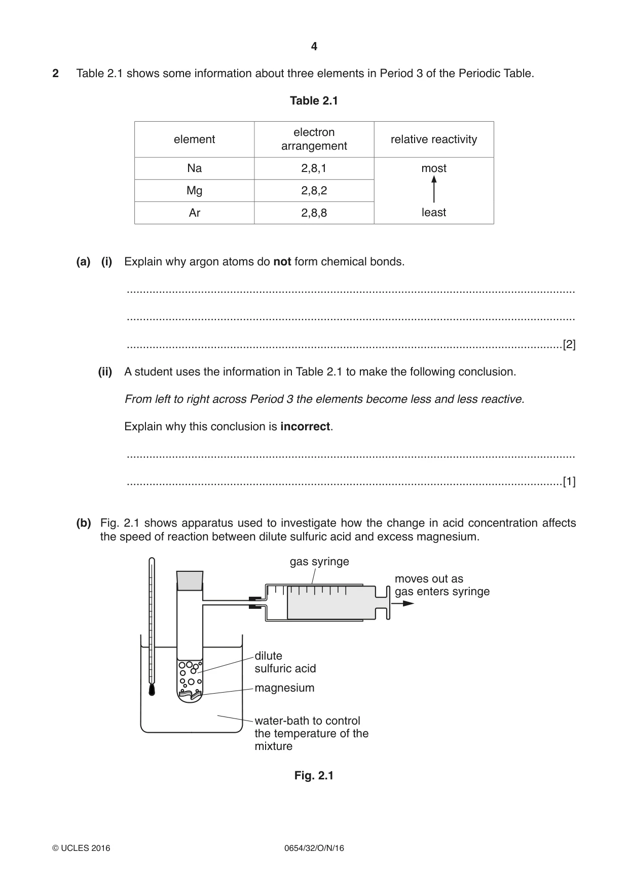 Cambridge IGCSE Sciences - Co-ordinated (Double) 0654 2016 Oct/Nov Paper 3 · Variant 2 question paper, page 4 of 36