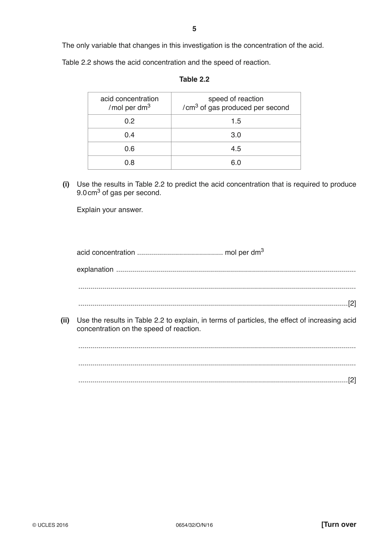 Cambridge IGCSE Sciences - Co-ordinated (Double) 0654 2016 Oct/Nov Paper 3 · Variant 2 question paper, page 5 of 36