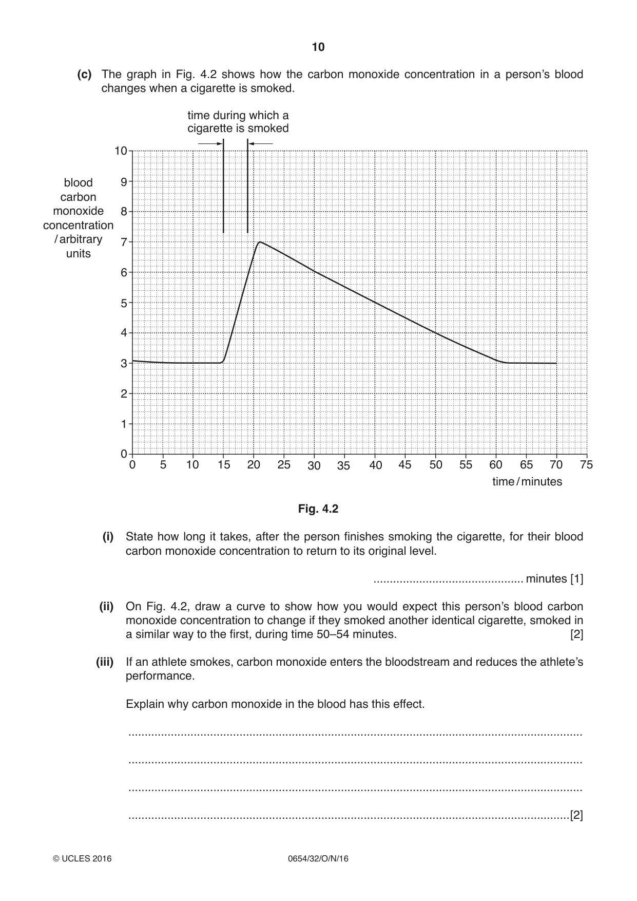 Cambridge IGCSE Sciences - Co-ordinated (Double) 0654 2016 Oct/Nov Paper 3 · Variant 2 question paper, page 10 of 36