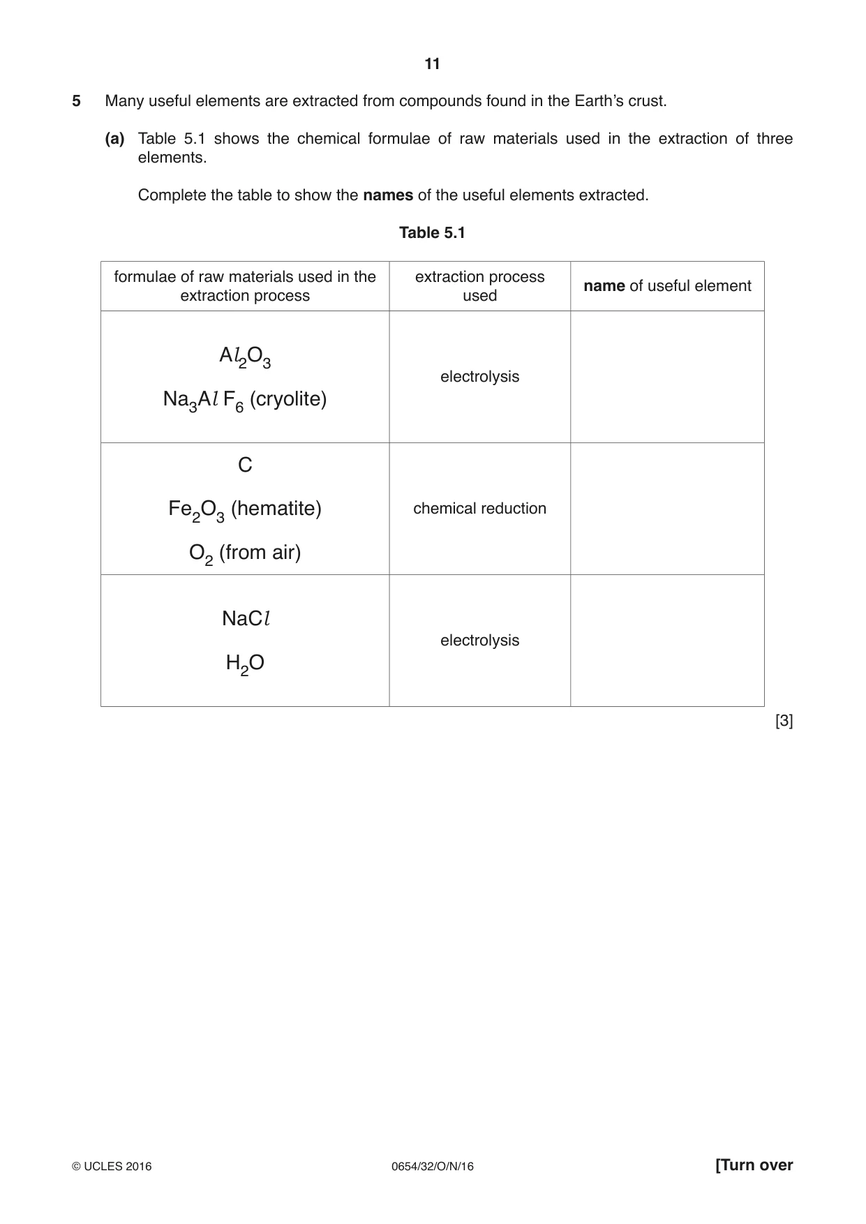 Cambridge IGCSE Sciences - Co-ordinated (Double) 0654 2016 Oct/Nov Paper 3 · Variant 2 question paper, page 11 of 36