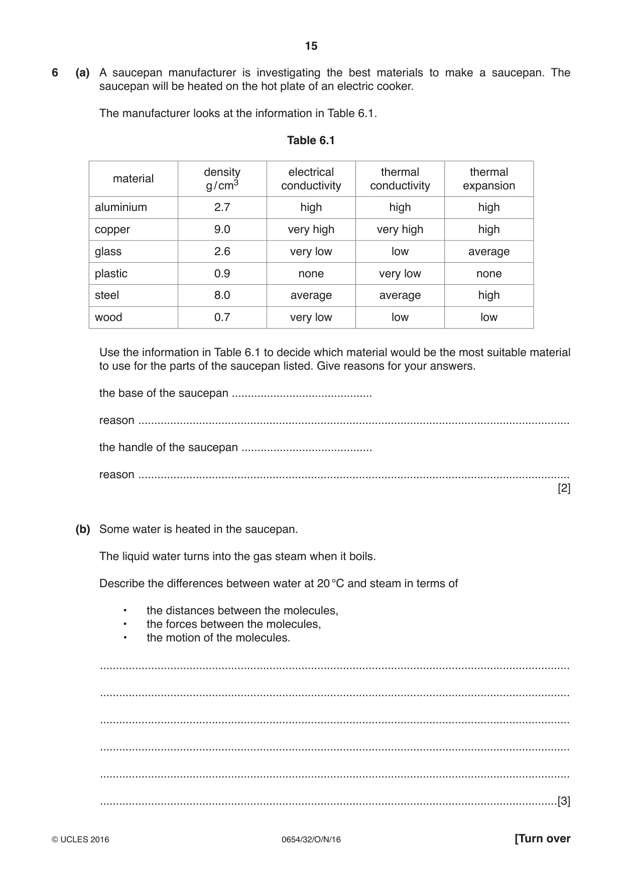 Cambridge IGCSE Sciences - Co-ordinated (Double) 0654 2016 Oct/Nov Paper 3 · Variant 2 question paper, page 15 of 36