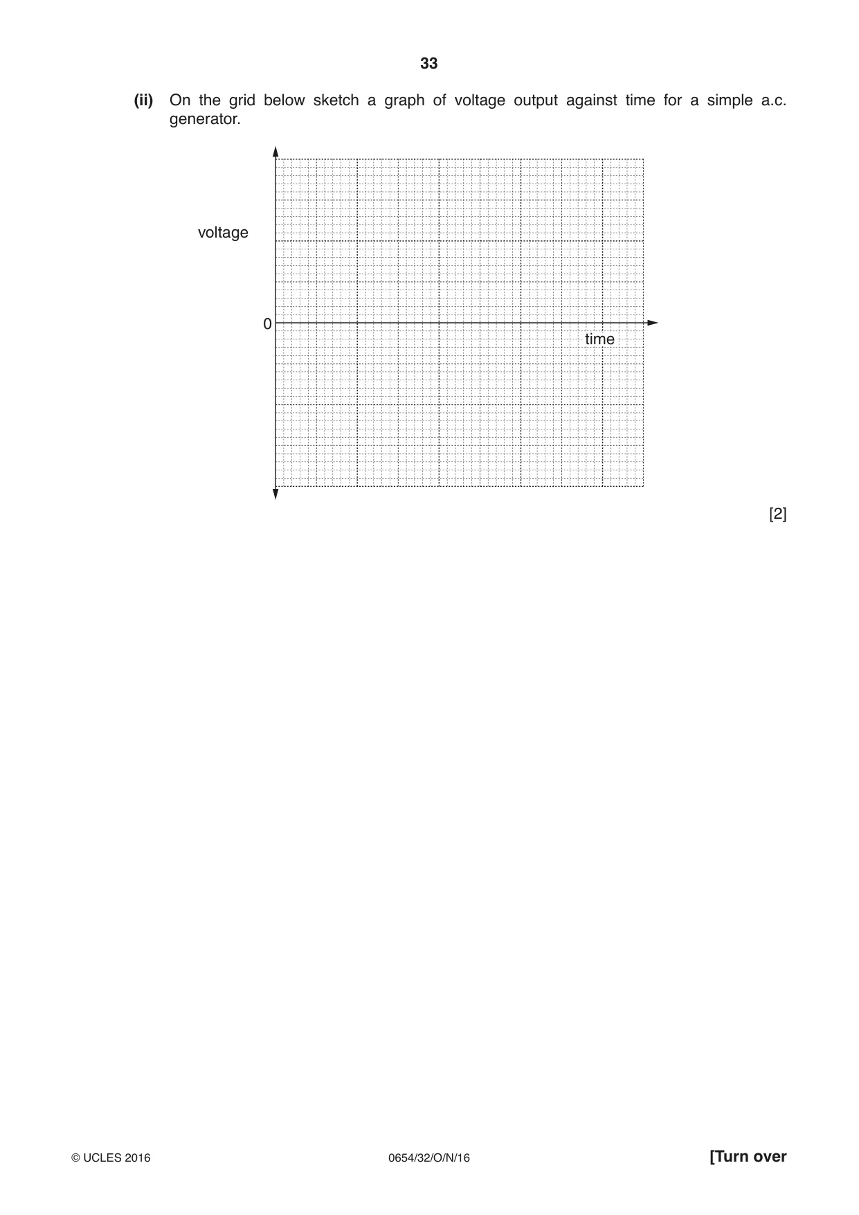 Cambridge IGCSE Sciences - Co-ordinated (Double) 0654 2016 Oct/Nov Paper 3 · Variant 2 question paper, page 33 of 36