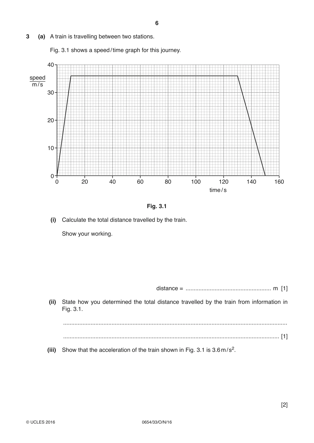 Cambridge IGCSE Sciences - Co-ordinated (Double) 0654 2016 Oct/Nov Paper 3 · Variant 3 question paper, page 6 of 32
