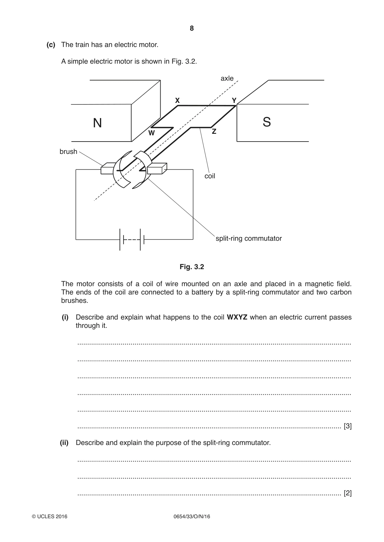 Cambridge IGCSE Sciences - Co-ordinated (Double) 0654 2016 Oct/Nov Paper 3 · Variant 3 question paper, page 8 of 32