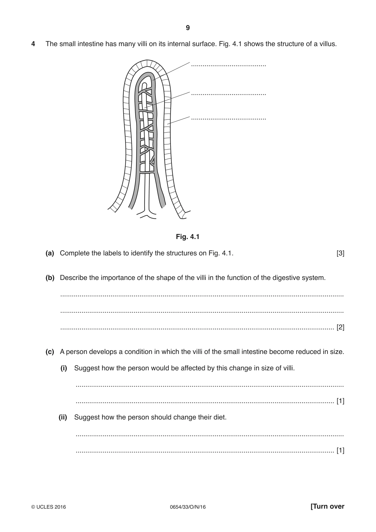 Cambridge IGCSE Sciences - Co-ordinated (Double) 0654 2016 Oct/Nov Paper 3 · Variant 3 question paper, page 9 of 32