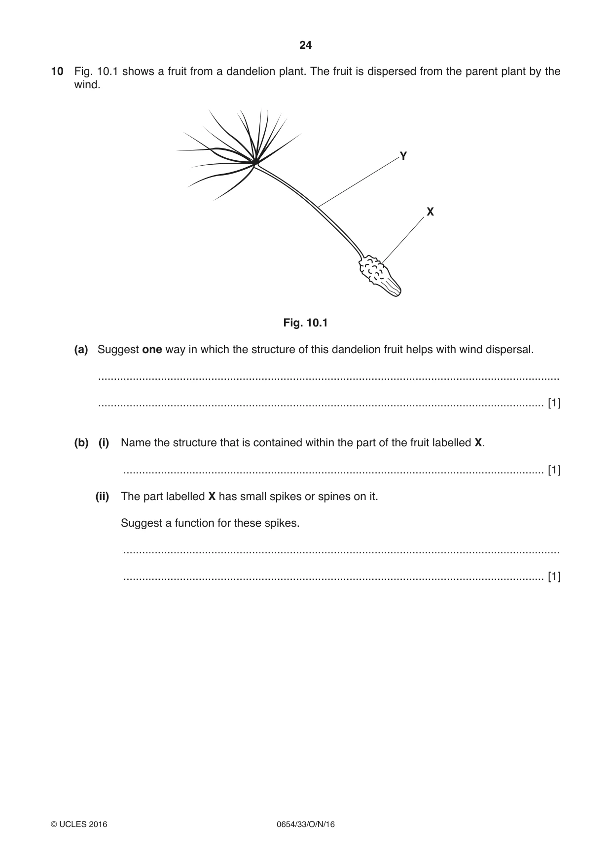 Cambridge IGCSE Sciences - Co-ordinated (Double) 0654 2016 Oct/Nov Paper 3 · Variant 3 question paper, page 24 of 32