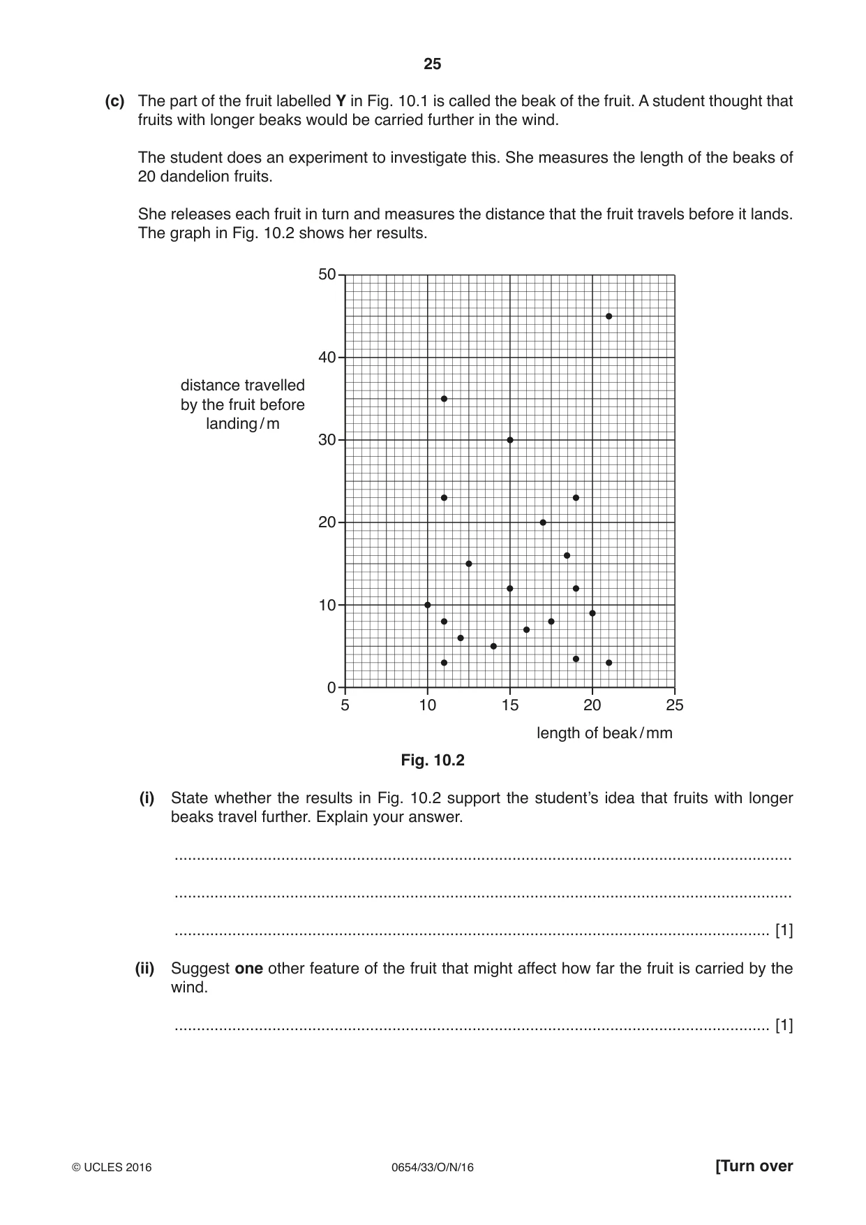 Cambridge IGCSE Sciences - Co-ordinated (Double) 0654 2016 Oct/Nov Paper 3 · Variant 3 question paper, page 25 of 32