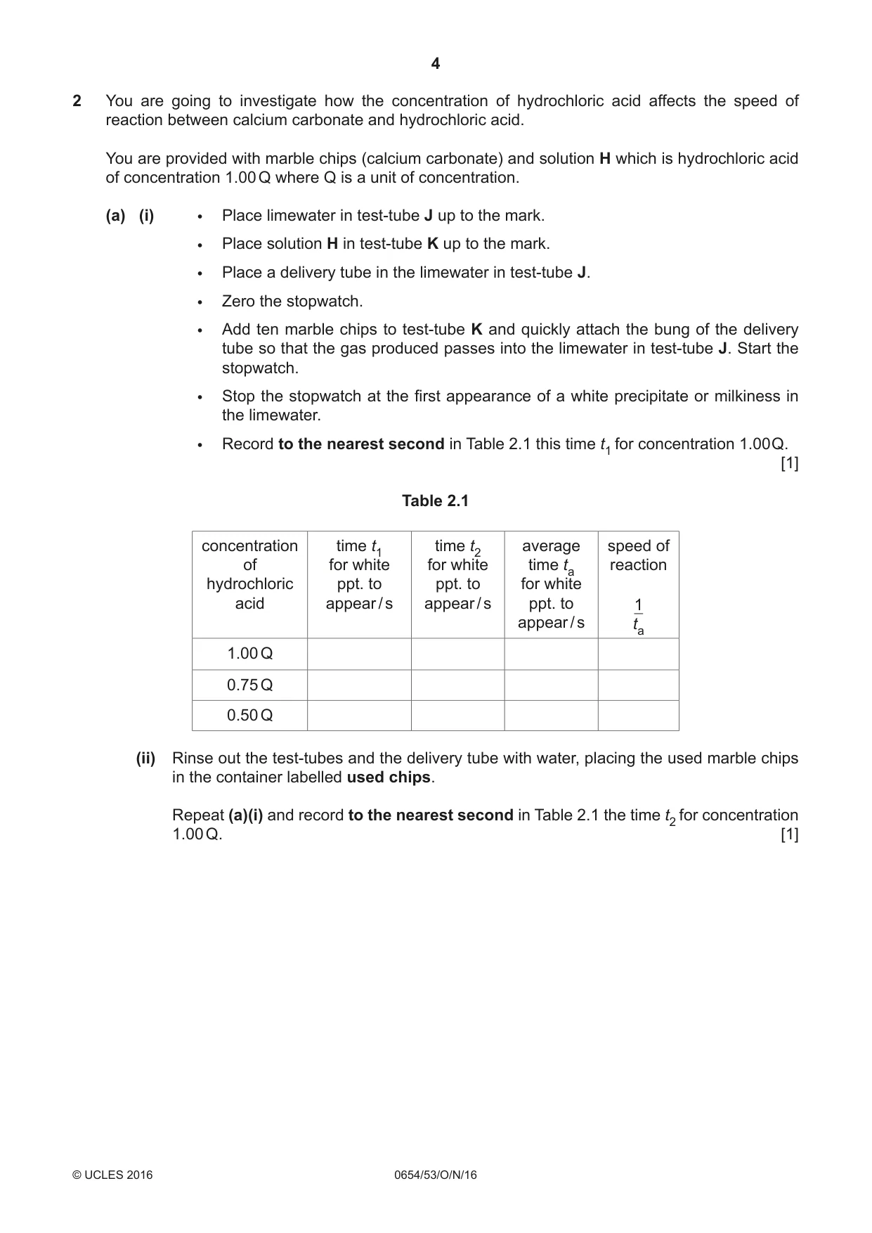 Cambridge IGCSE Sciences - Co-ordinated (Double) 0654 2016 Oct/Nov Paper 5 · Variant 3 question paper, page 4 of 12
