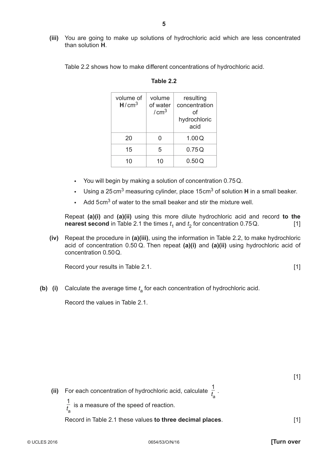 Cambridge IGCSE Sciences - Co-ordinated (Double) 0654 2016 Oct/Nov Paper 5 · Variant 3 question paper, page 5 of 12