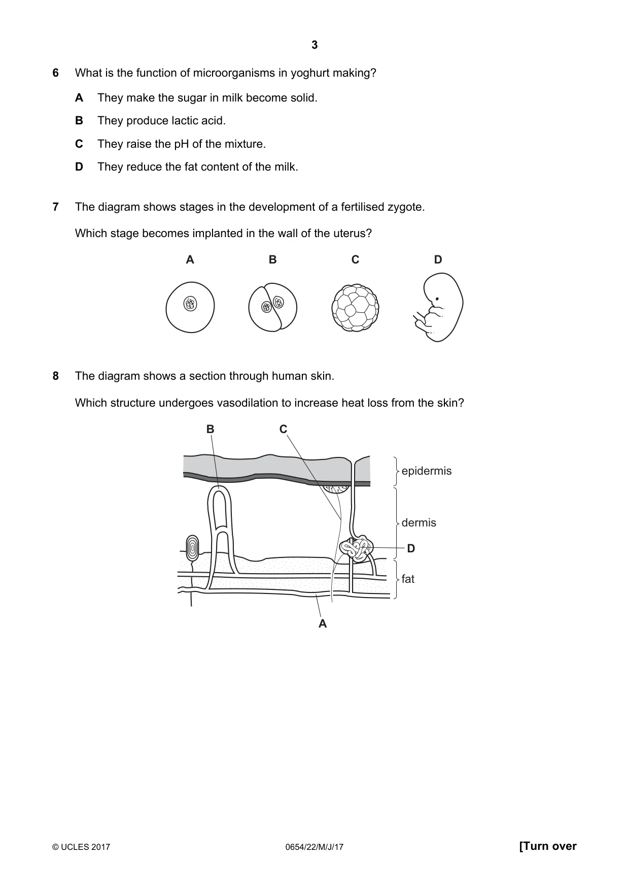 Cambridge IGCSE Sciences - Co-ordinated (Double) 0654 2017 May/June Paper 2 · Variant 2 question paper, page 3 of 16