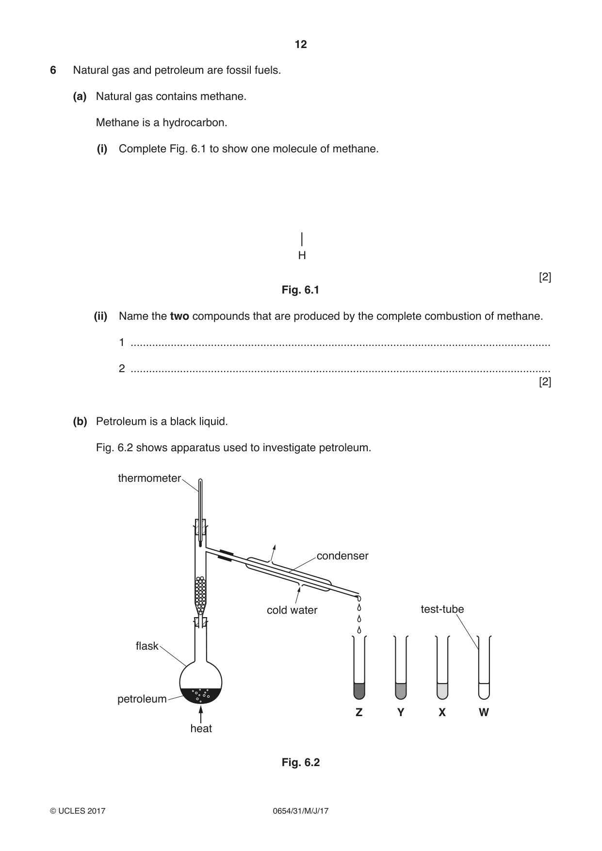 Cambridge IGCSE Sciences - Co-ordinated (Double) 0654 2017 May/June Paper 3 · Variant 1 question paper, page 12 of 28