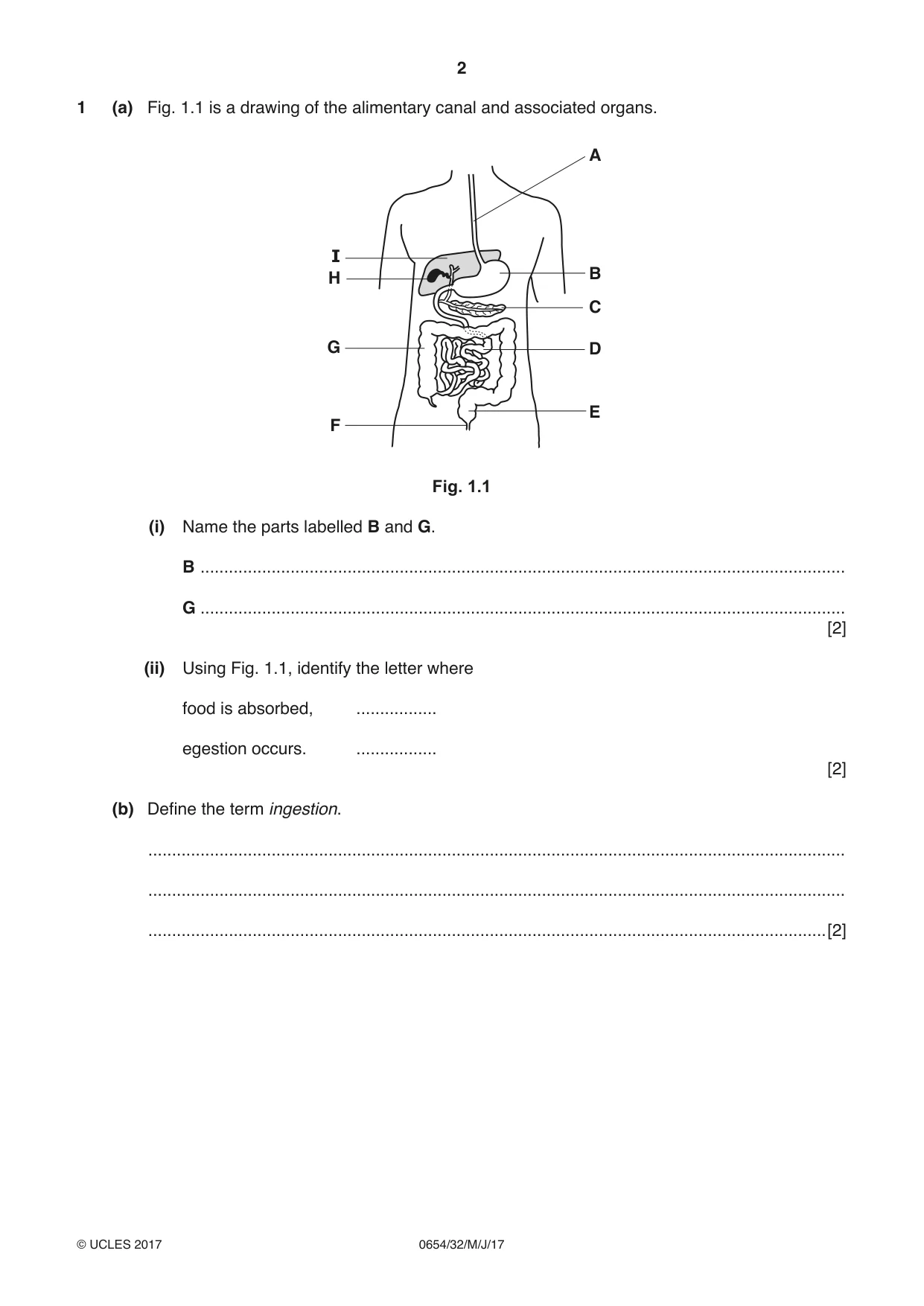 Cambridge IGCSE Sciences - Co-ordinated (Double) 0654 2017 May/June Paper 3 · Variant 2 question paper, page 2 of 28