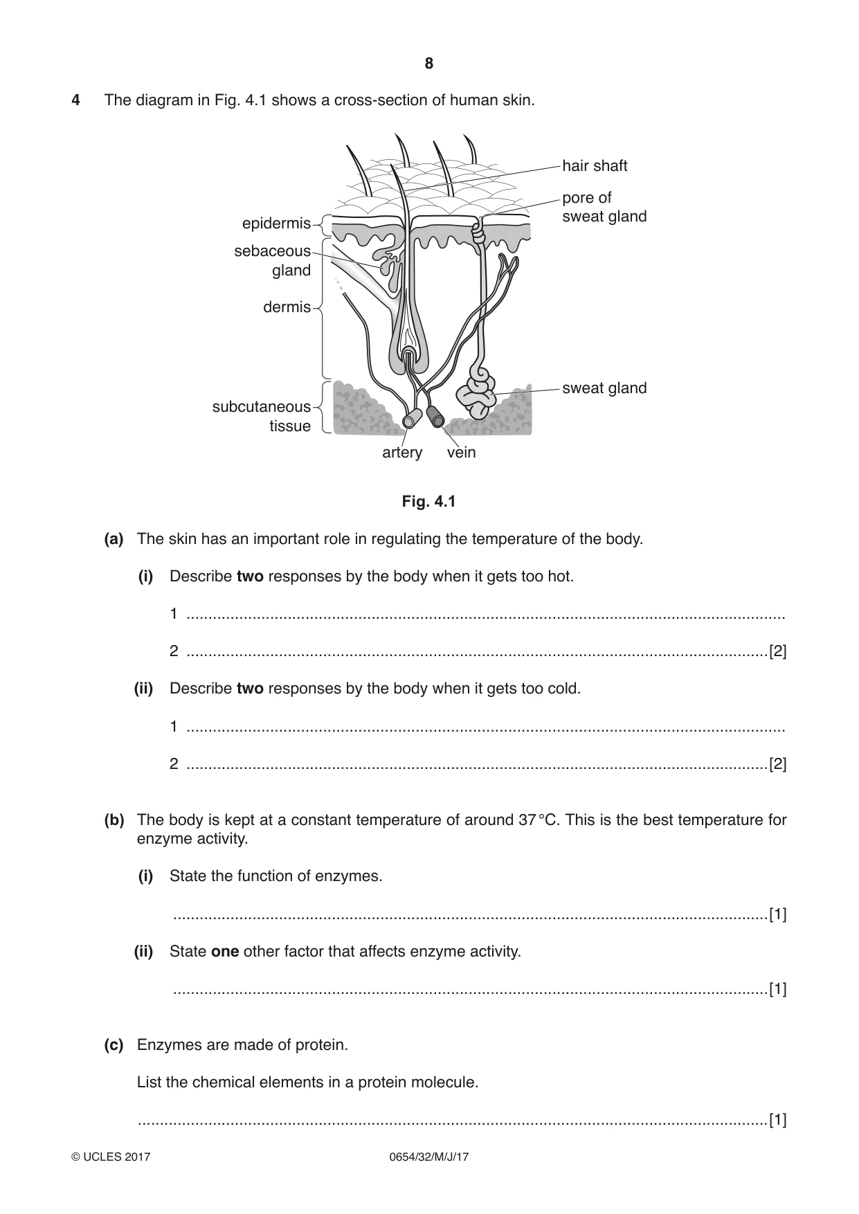 Cambridge IGCSE Sciences - Co-ordinated (Double) 0654 2017 May/June Paper 3 · Variant 2 question paper, page 8 of 28