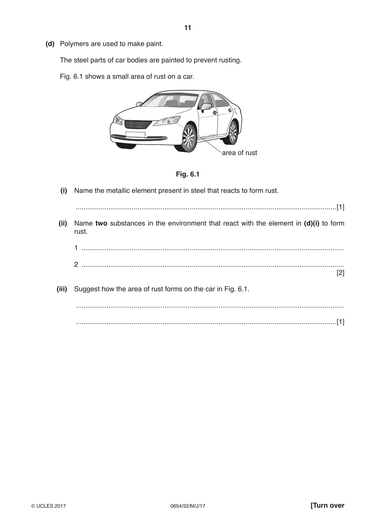 Cambridge IGCSE Sciences - Co-ordinated (Double) 0654 2017 May/June Paper 3 · Variant 2 question paper, page 11 of 28