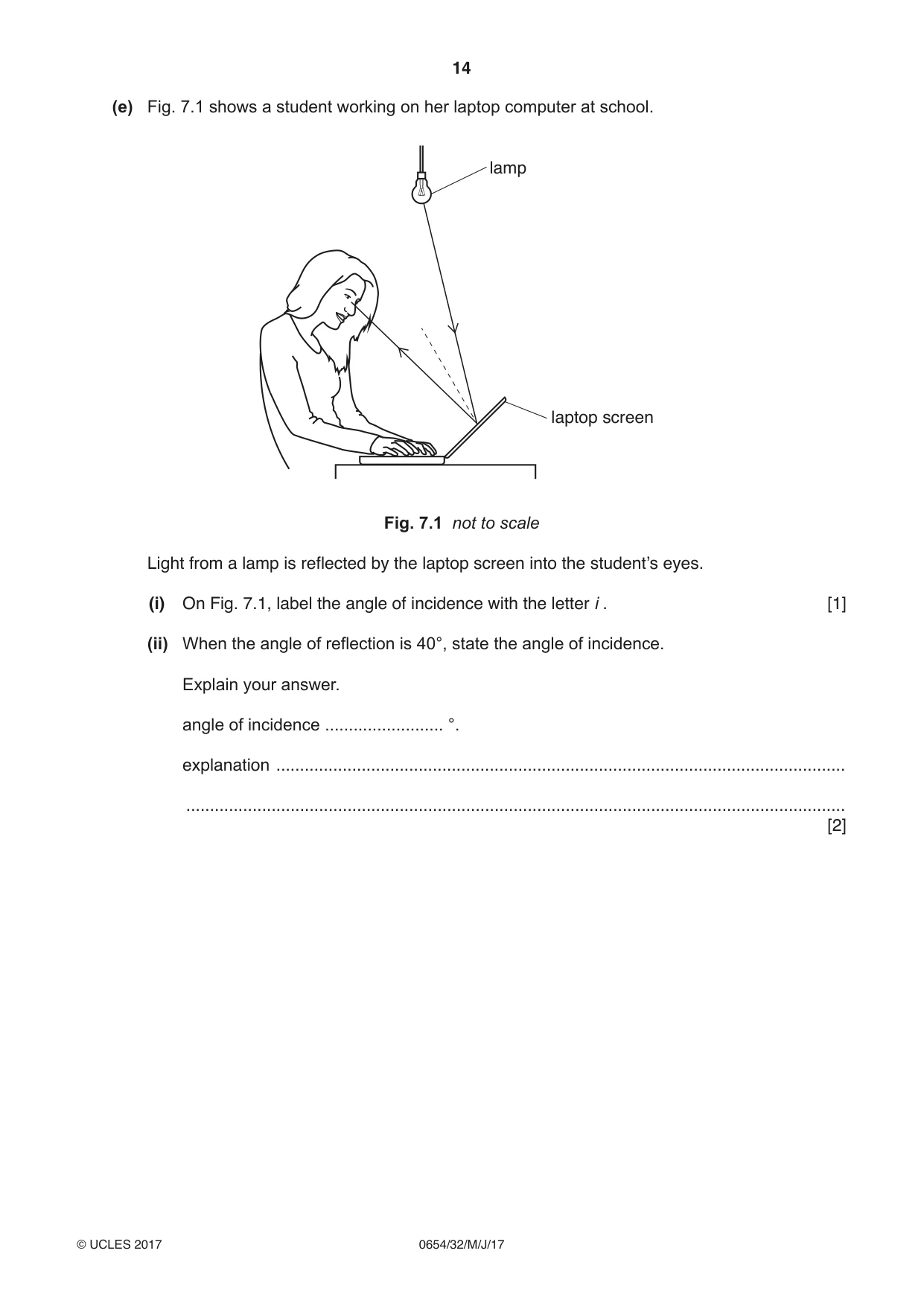 Cambridge IGCSE Sciences - Co-ordinated (Double) 0654 2017 May/June Paper 3 · Variant 2 question paper, page 14 of 28