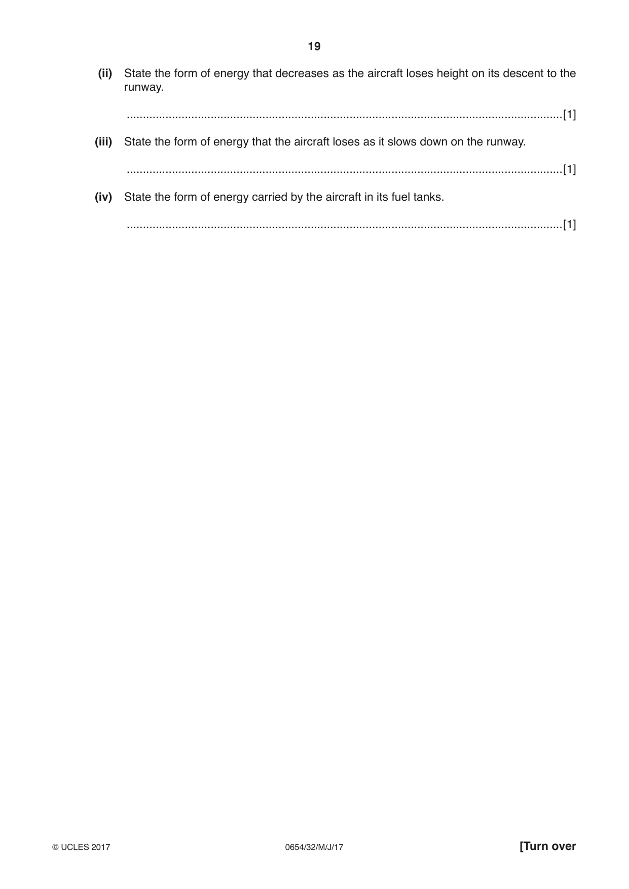 Cambridge IGCSE Sciences - Co-ordinated (Double) 0654 2017 May/June Paper 3 · Variant 2 question paper, page 19 of 28