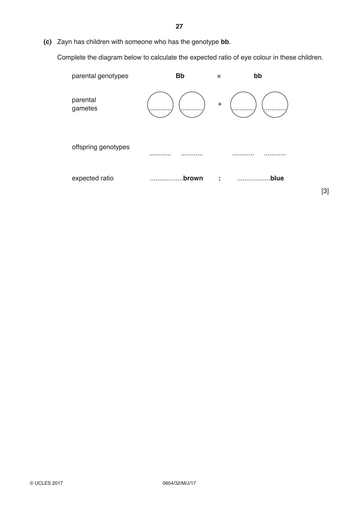 Cambridge IGCSE Sciences - Co-ordinated (Double) 0654 2017 May/June Paper 3 · Variant 2 question paper, page 27 of 28