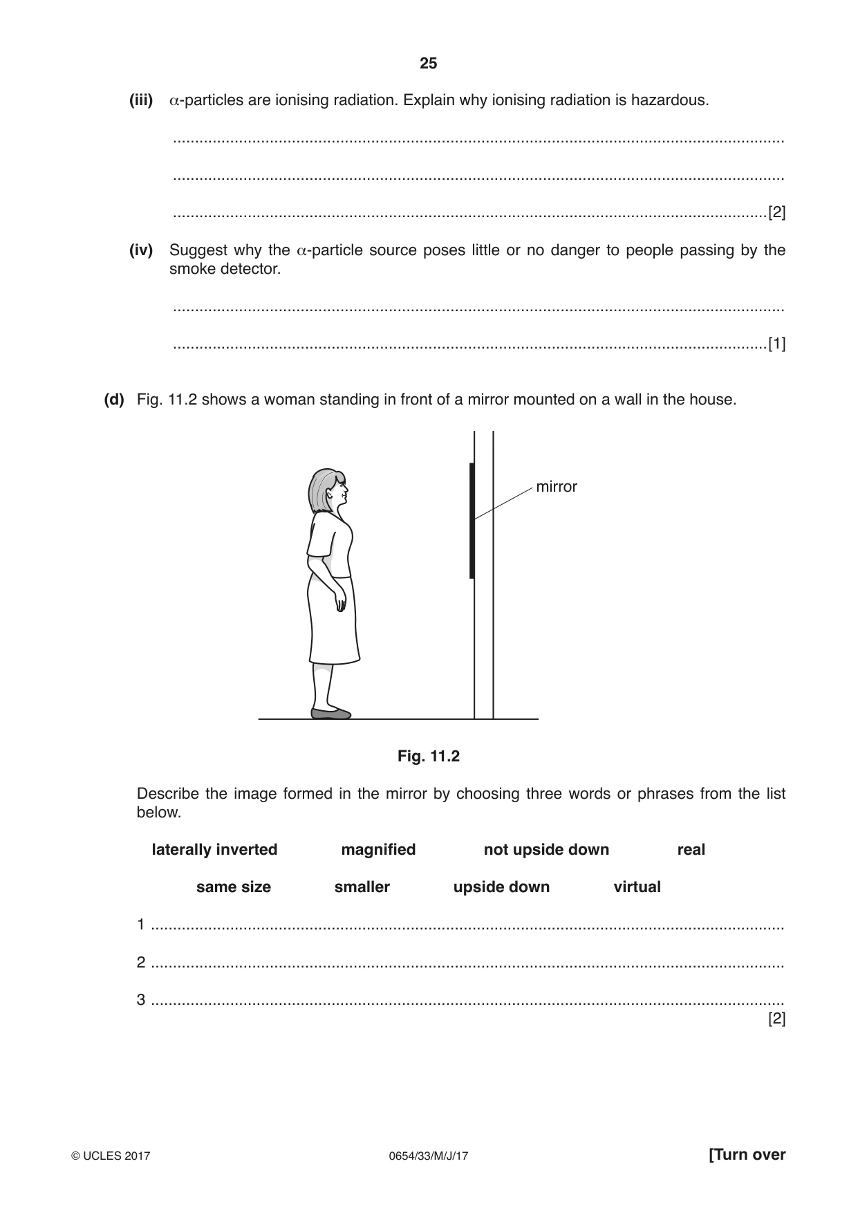 Cambridge IGCSE Sciences - Co-ordinated (Double) 0654 2017 May/June Paper 3 · Variant 3 question paper, page 25 of 32