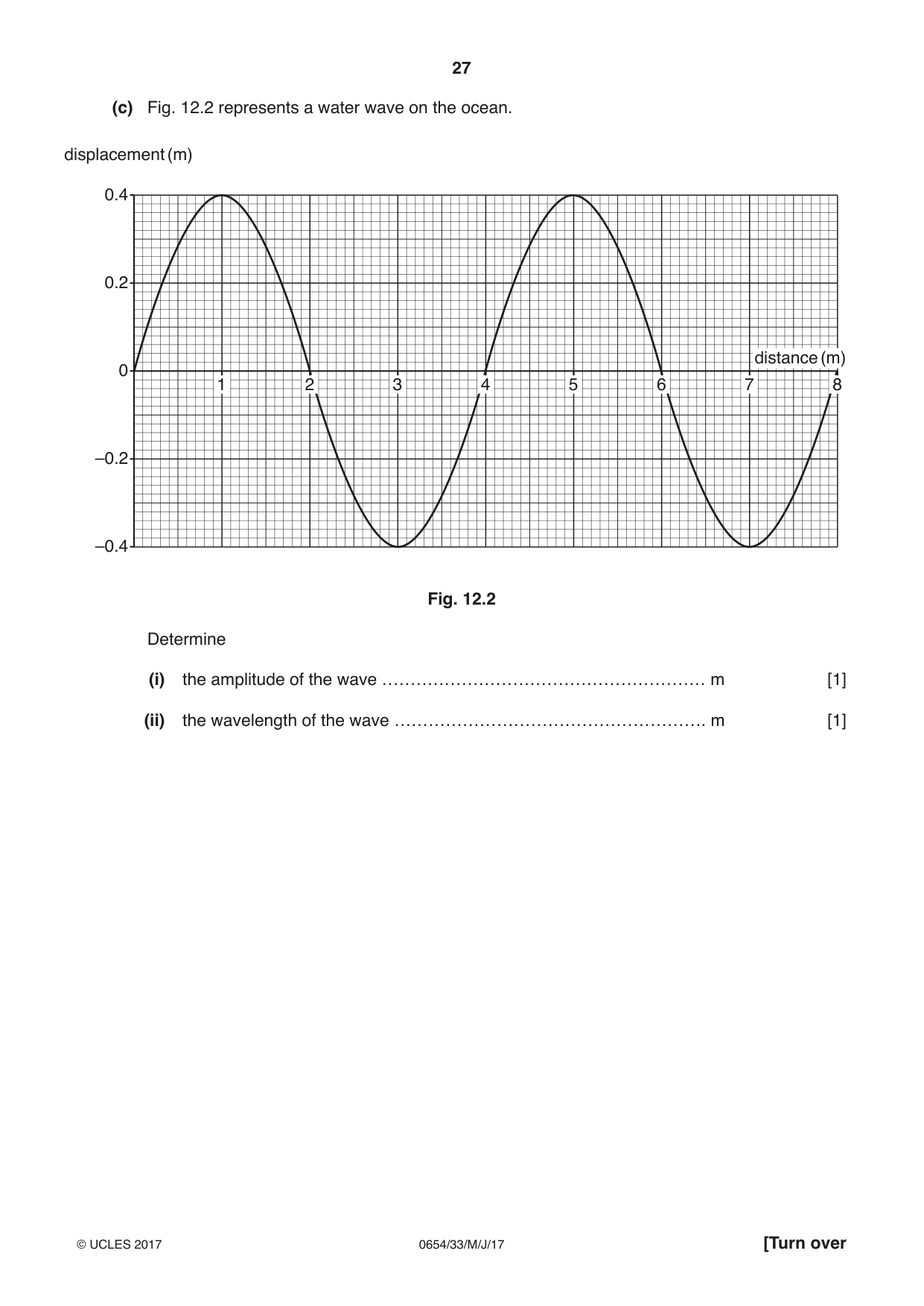Cambridge IGCSE Sciences - Co-ordinated (Double) 0654 2017 May/June Paper 3 · Variant 3 question paper, page 27 of 32