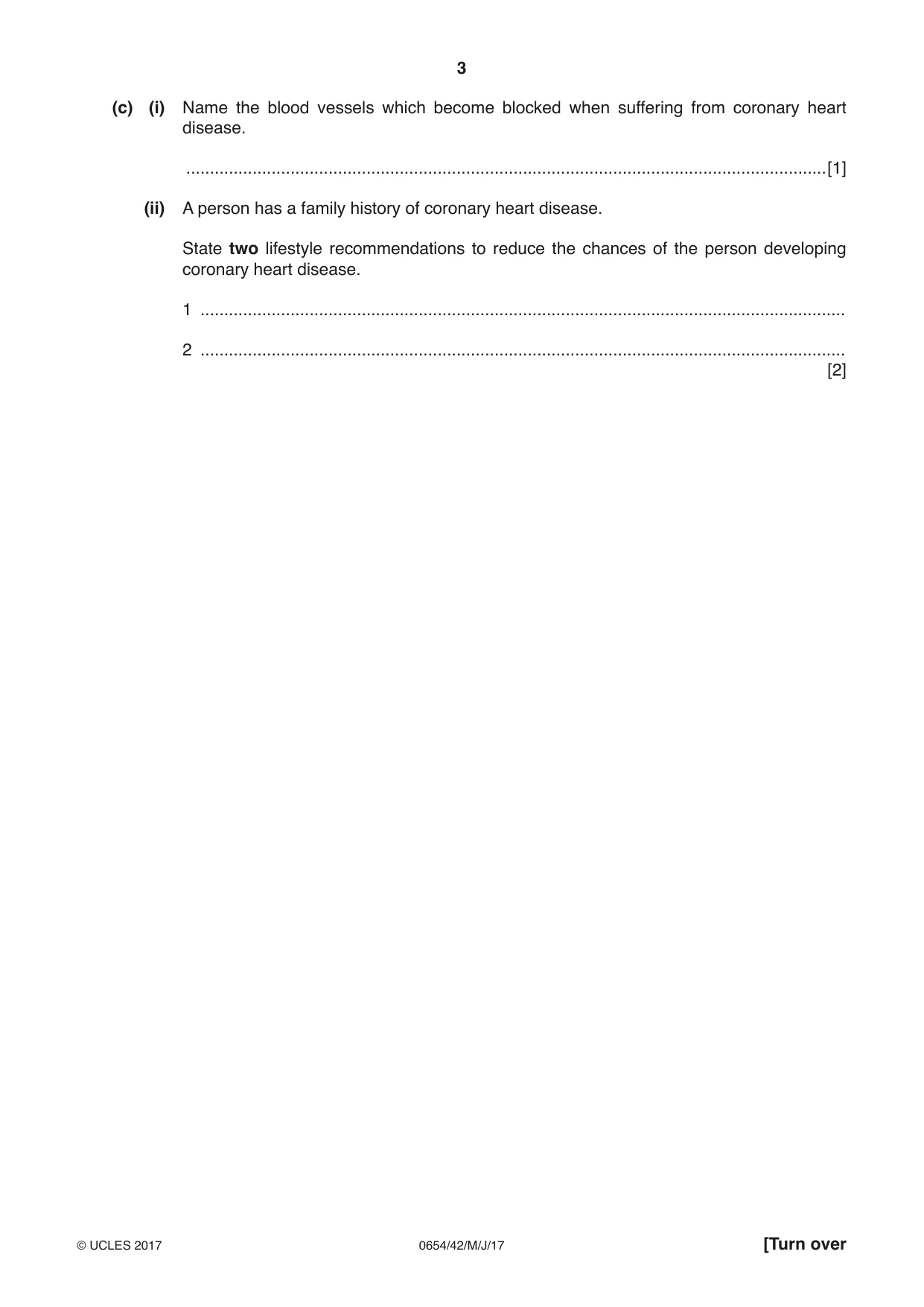 Cambridge IGCSE Sciences - Co-ordinated (Double) 0654 2017 May/June Paper 4 · Variant 2 question paper, page 3 of 28