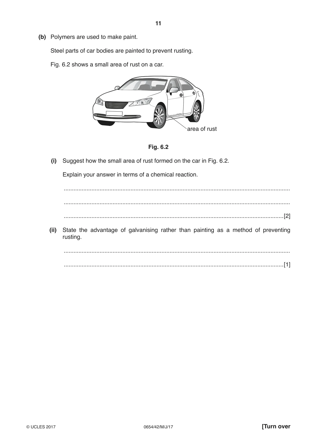 Cambridge IGCSE Sciences - Co-ordinated (Double) 0654 2017 May/June Paper 4 · Variant 2 question paper, page 11 of 28