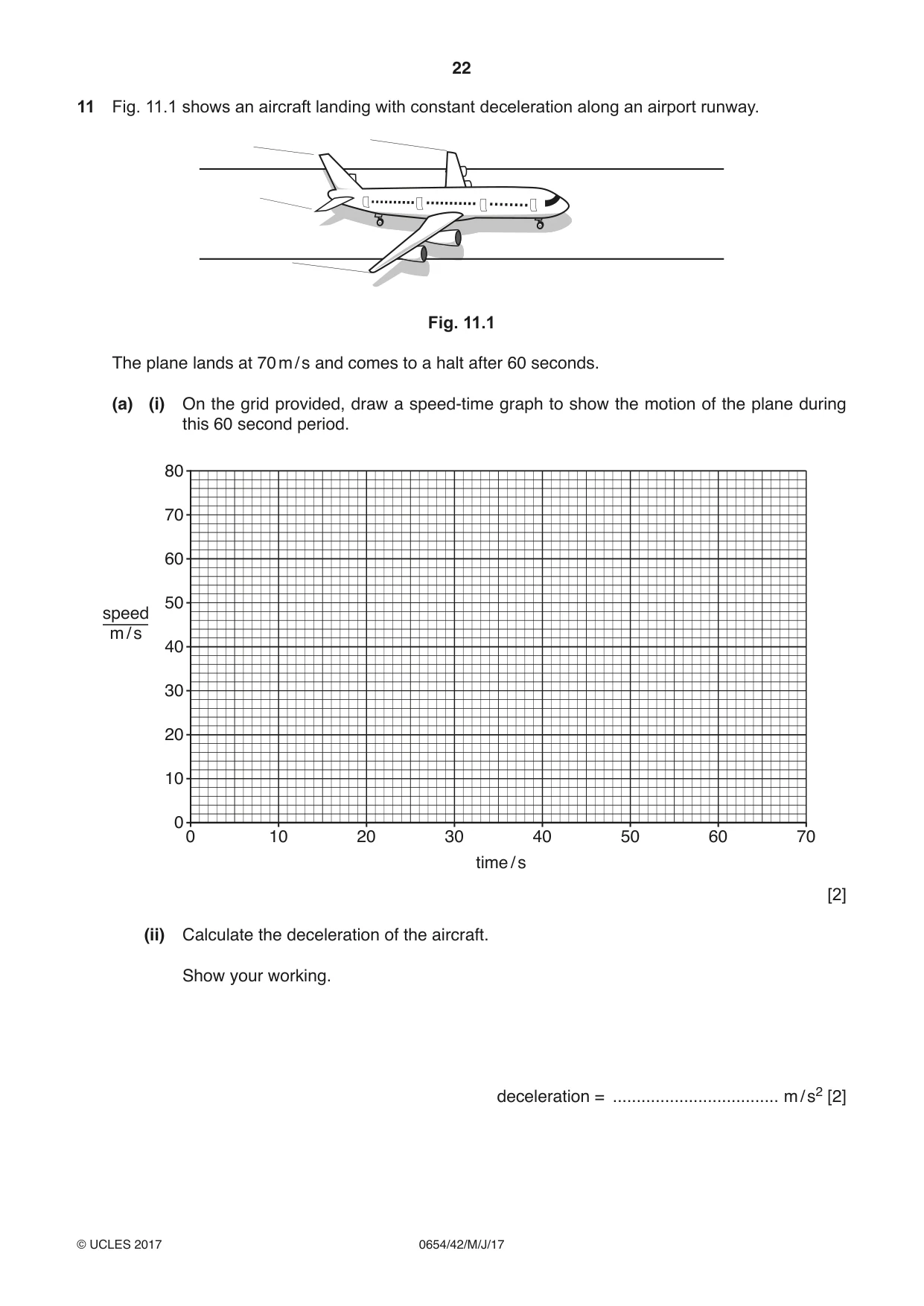Cambridge IGCSE Sciences - Co-ordinated (Double) 0654 2017 May/June Paper 4 · Variant 2 question paper, page 22 of 28