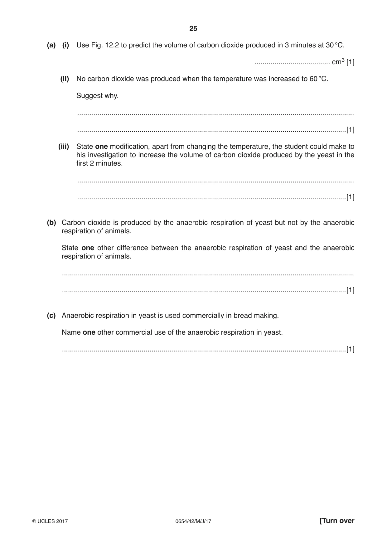 Cambridge IGCSE Sciences - Co-ordinated (Double) 0654 2017 May/June Paper 4 · Variant 2 question paper, page 25 of 28