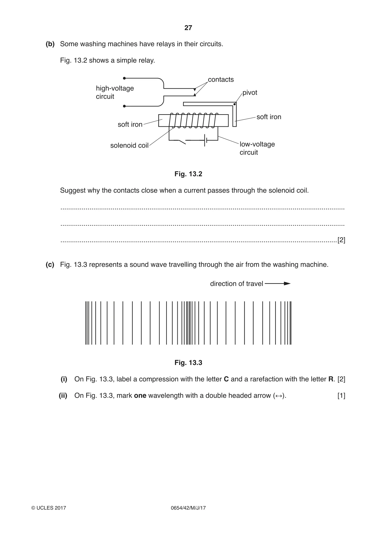 Cambridge IGCSE Sciences - Co-ordinated (Double) 0654 2017 May/June Paper 4 · Variant 2 question paper, page 27 of 28