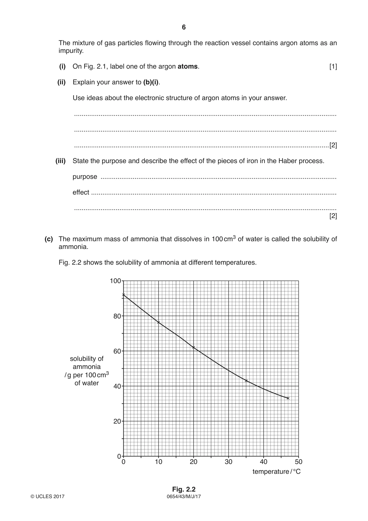 Cambridge IGCSE Sciences - Co-ordinated (Double) 0654 2017 May/June Paper 4 · Variant 3 question paper, page 6 of 32