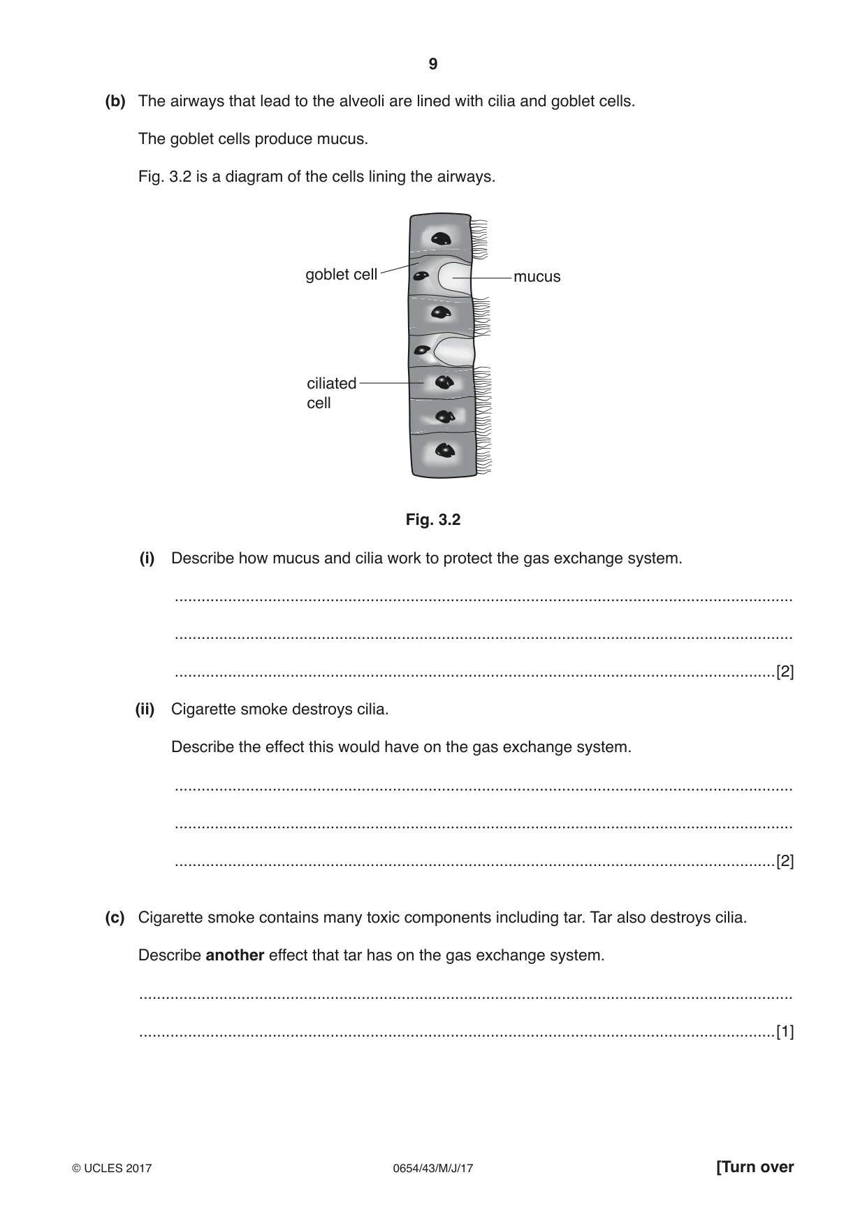 Cambridge IGCSE Sciences - Co-ordinated (Double) 0654 2017 May/June Paper 4 · Variant 3 question paper, page 9 of 32