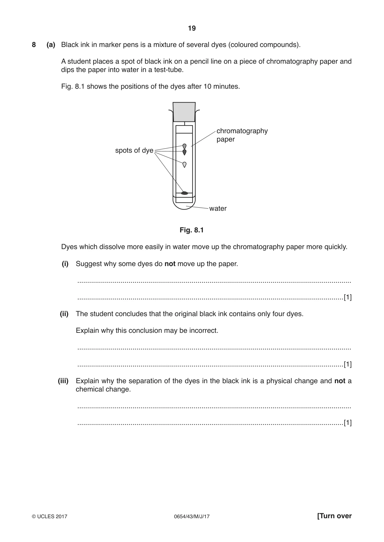 Cambridge IGCSE Sciences - Co-ordinated (Double) 0654 2017 May/June Paper 4 · Variant 3 question paper, page 19 of 32