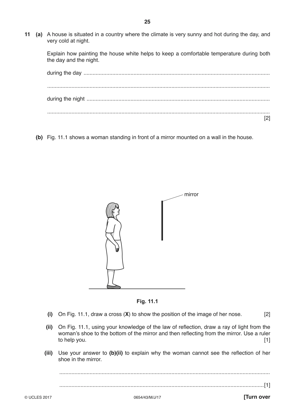 Cambridge IGCSE Sciences - Co-ordinated (Double) 0654 2017 May/June Paper 4 · Variant 3 question paper, page 25 of 32