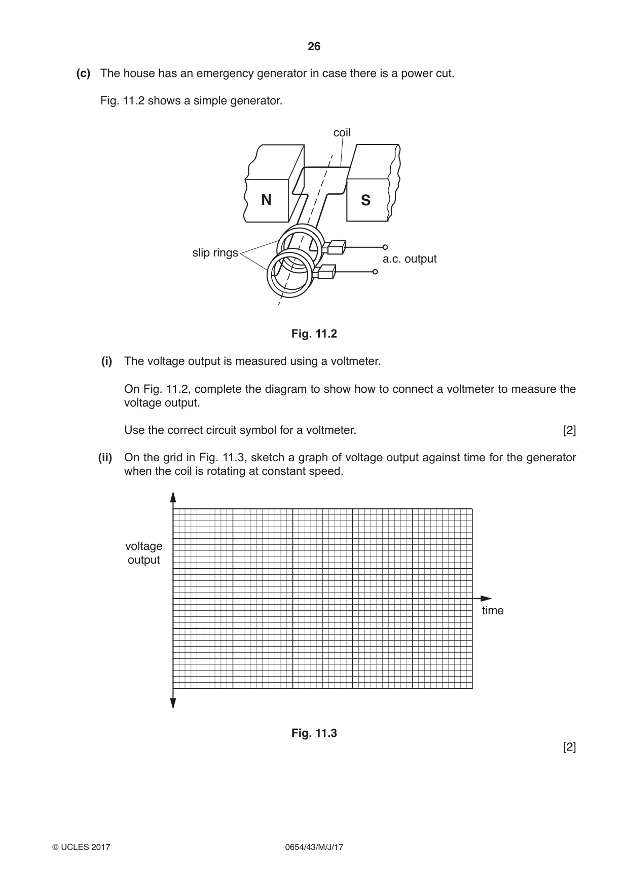 Cambridge IGCSE Sciences - Co-ordinated (Double) 0654 2017 May/June Paper 4 · Variant 3 question paper, page 26 of 32