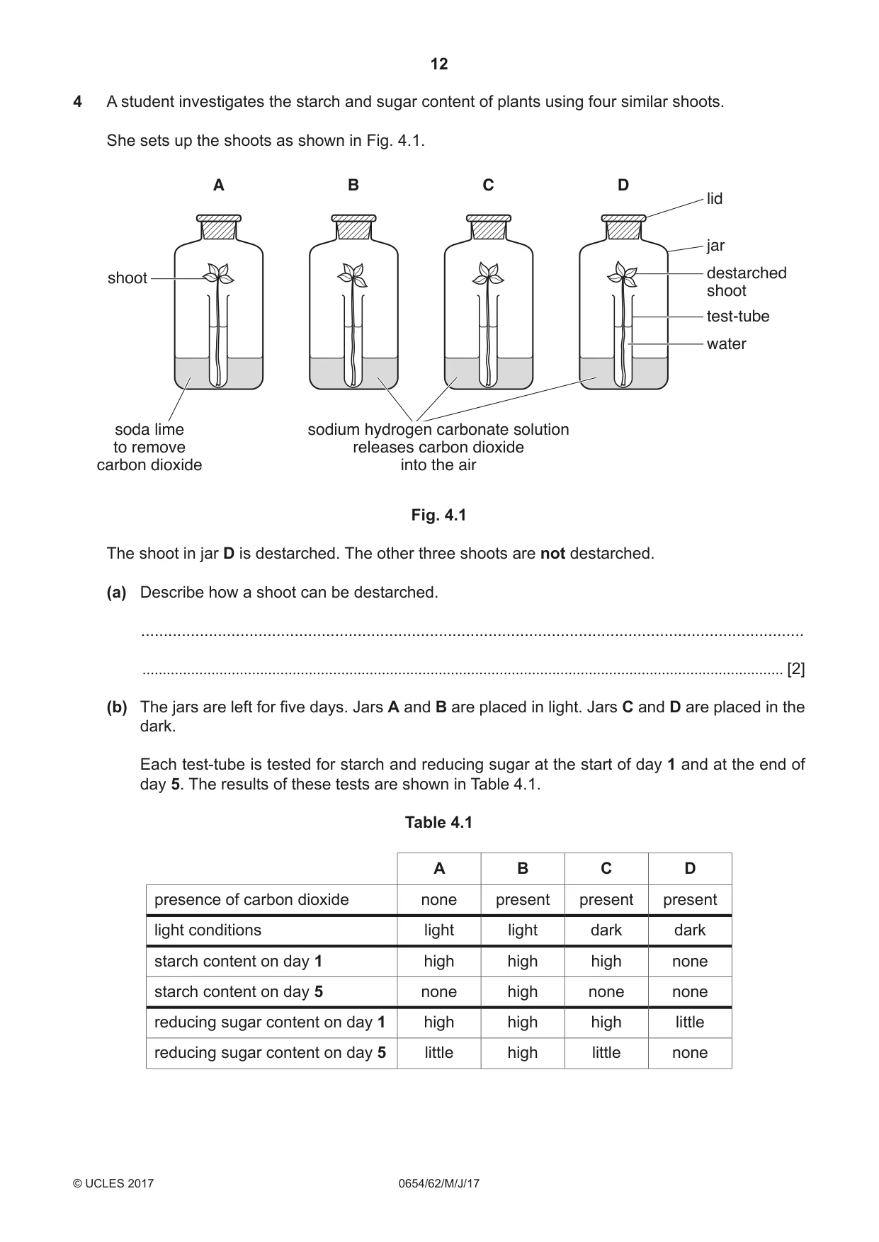 Cambridge IGCSE Sciences - Co-ordinated (Double) 0654 2017 May/June Paper 6 · Variant 2 question paper, page 12 of 20