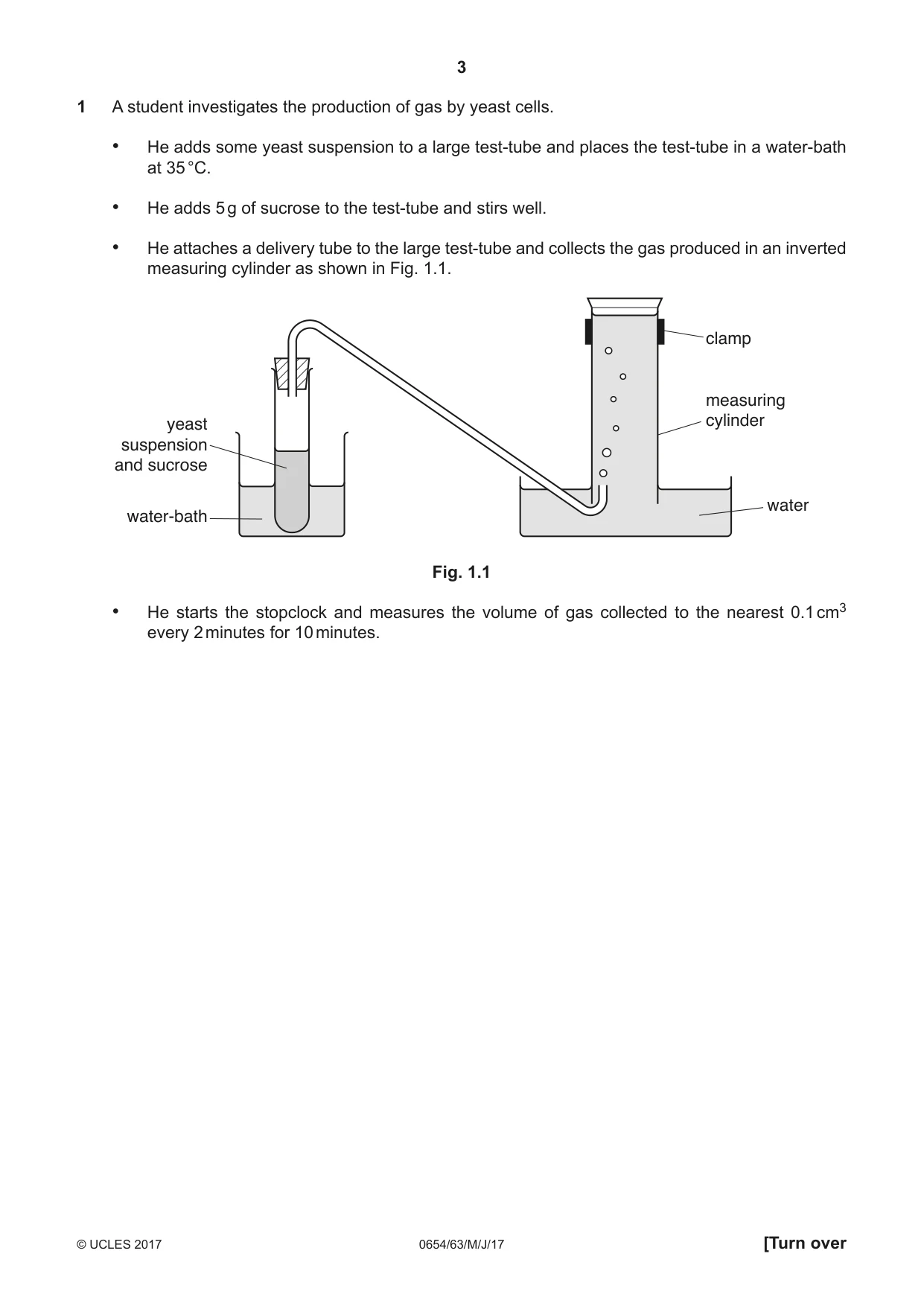 Cambridge IGCSE Sciences - Co-ordinated (Double) 0654 2017 May/June Paper 6 · Variant 3 question paper, page 3 of 20