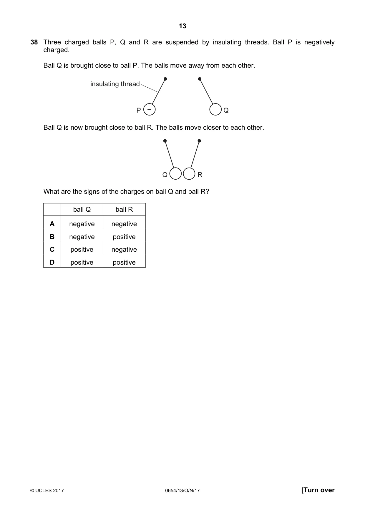 Cambridge IGCSE Sciences - Co-ordinated (Double) 0654 2017 Oct/Nov Paper 1 · Variant 3 question paper, page 13 of 16