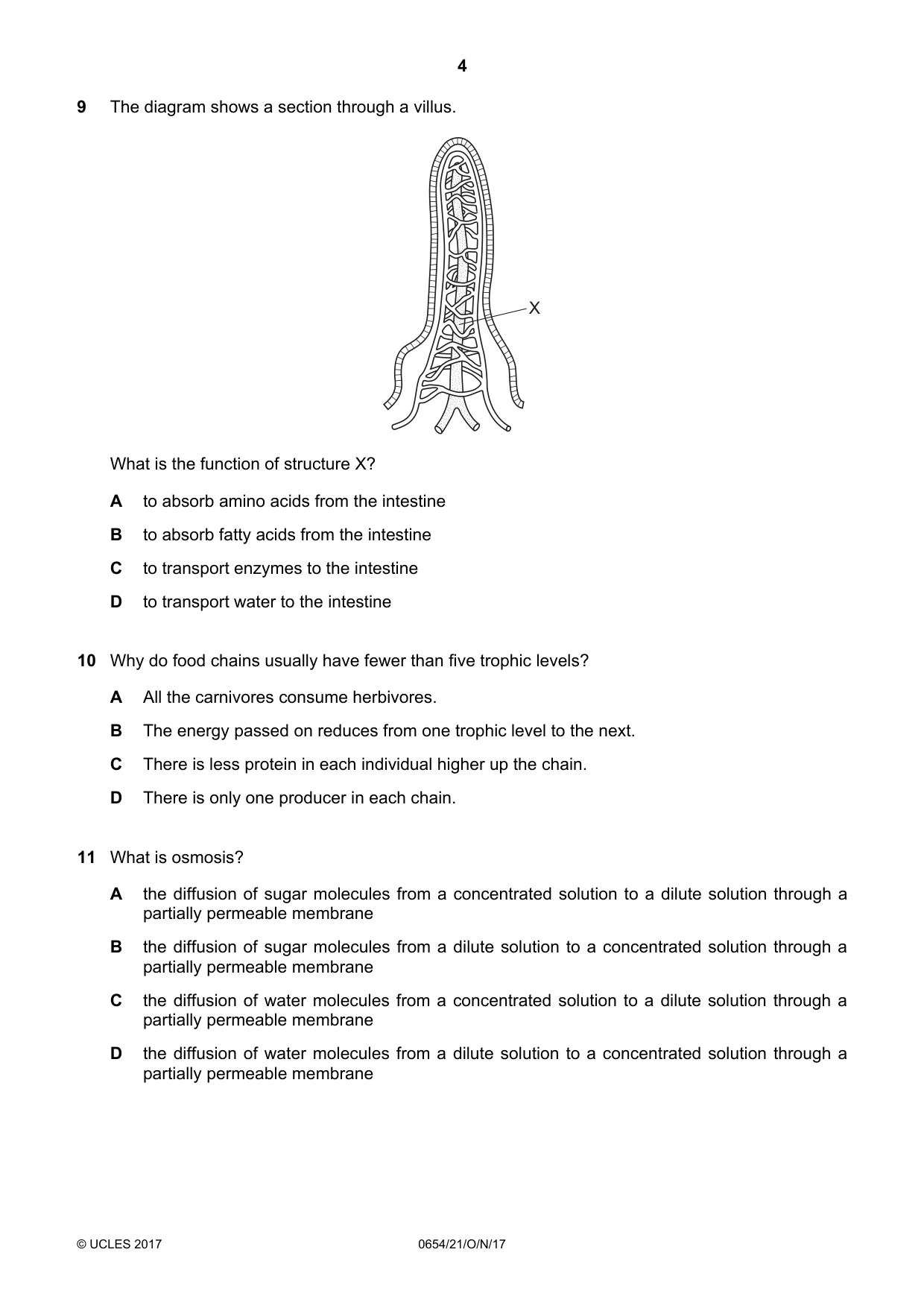 Cambridge IGCSE Sciences - Co-ordinated (Double) 0654 2017 Oct/Nov Paper 2 · Variant 1 question paper, page 4 of 16