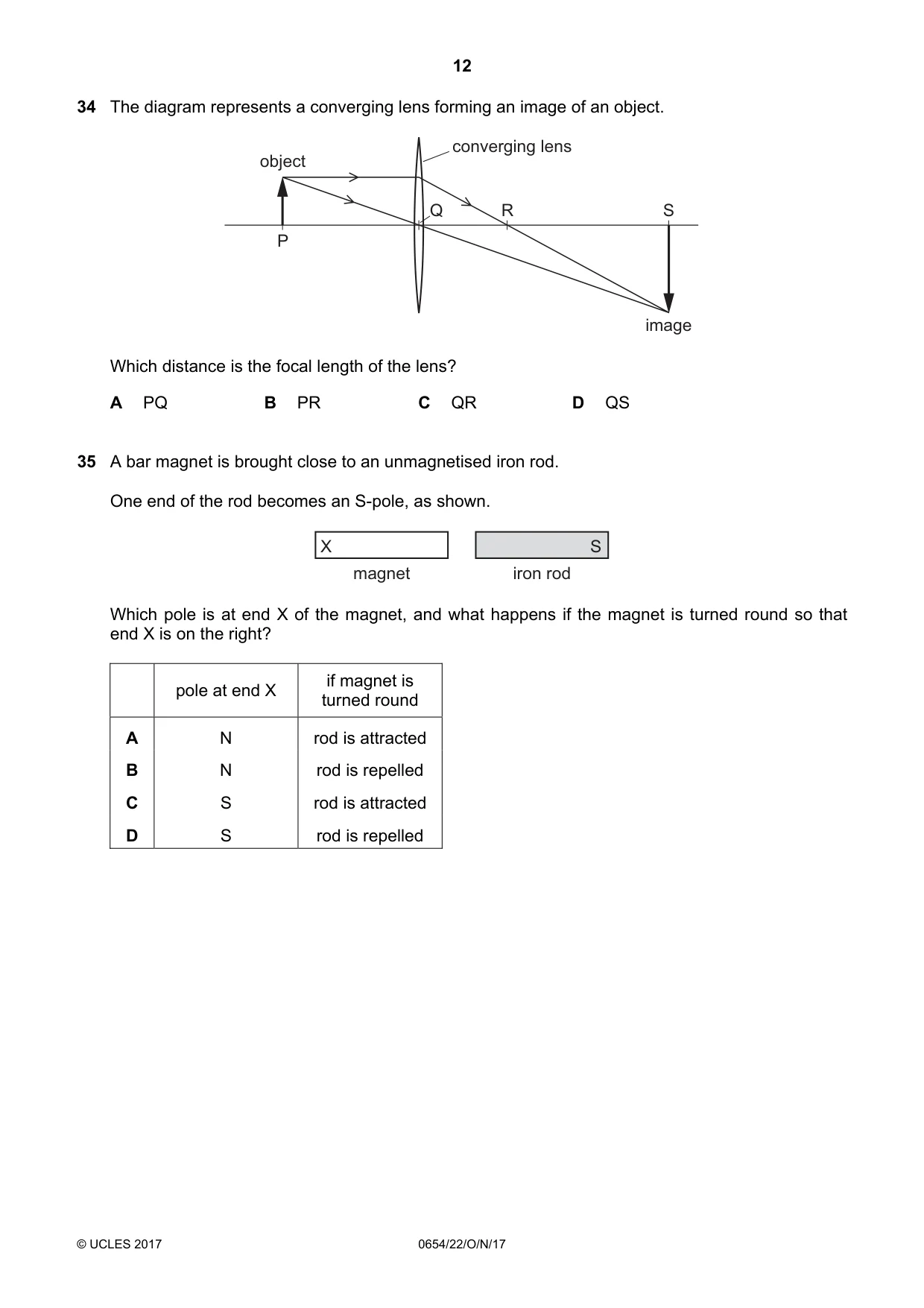 Cambridge IGCSE Sciences - Co-ordinated (Double) 0654 2017 Oct/Nov Paper 2 · Variant 2 question paper, page 12 of 16