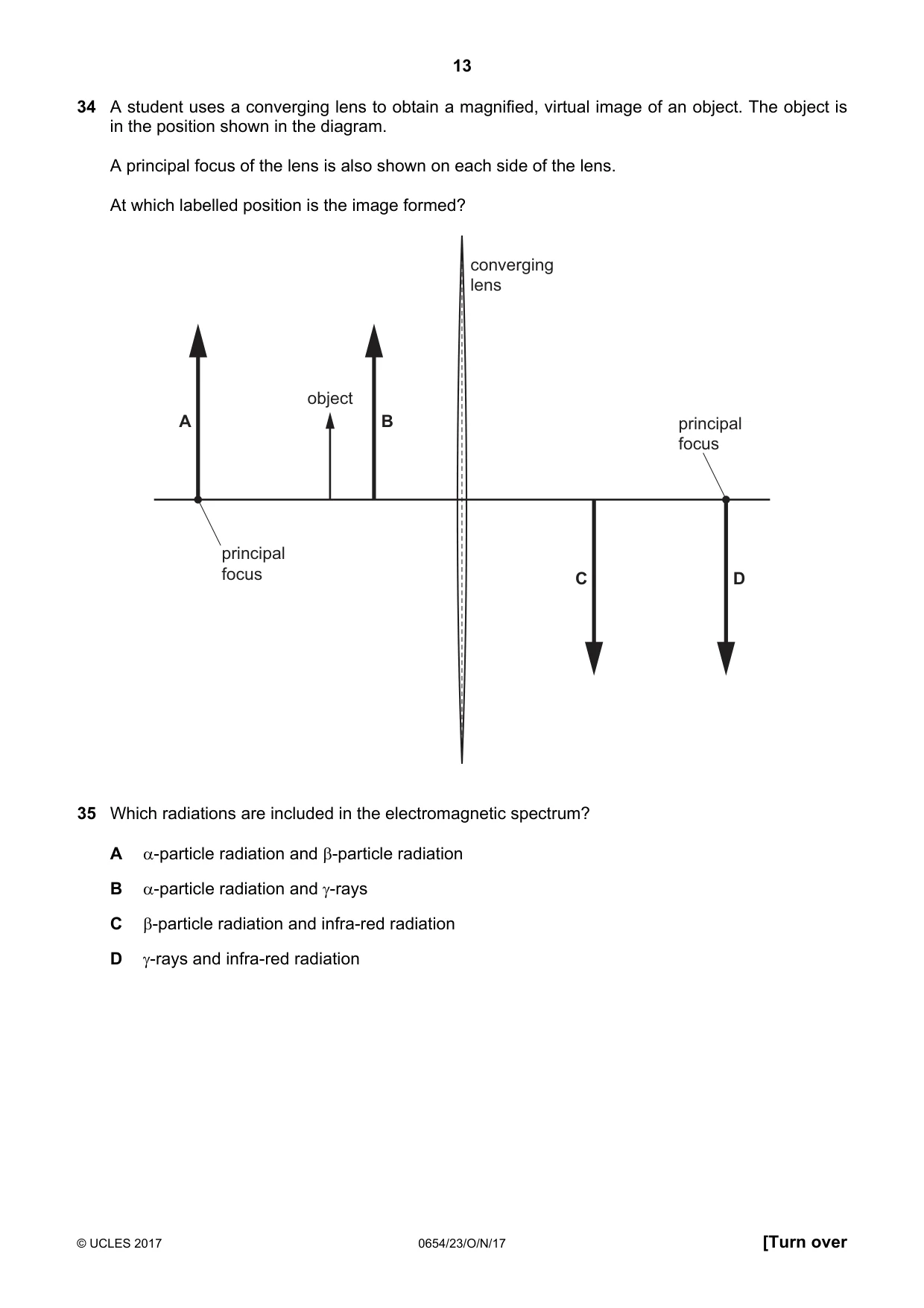 Cambridge IGCSE Sciences - Co-ordinated (Double) 0654 2017 Oct/Nov Paper 2 · Variant 3 question paper, page 13 of 20