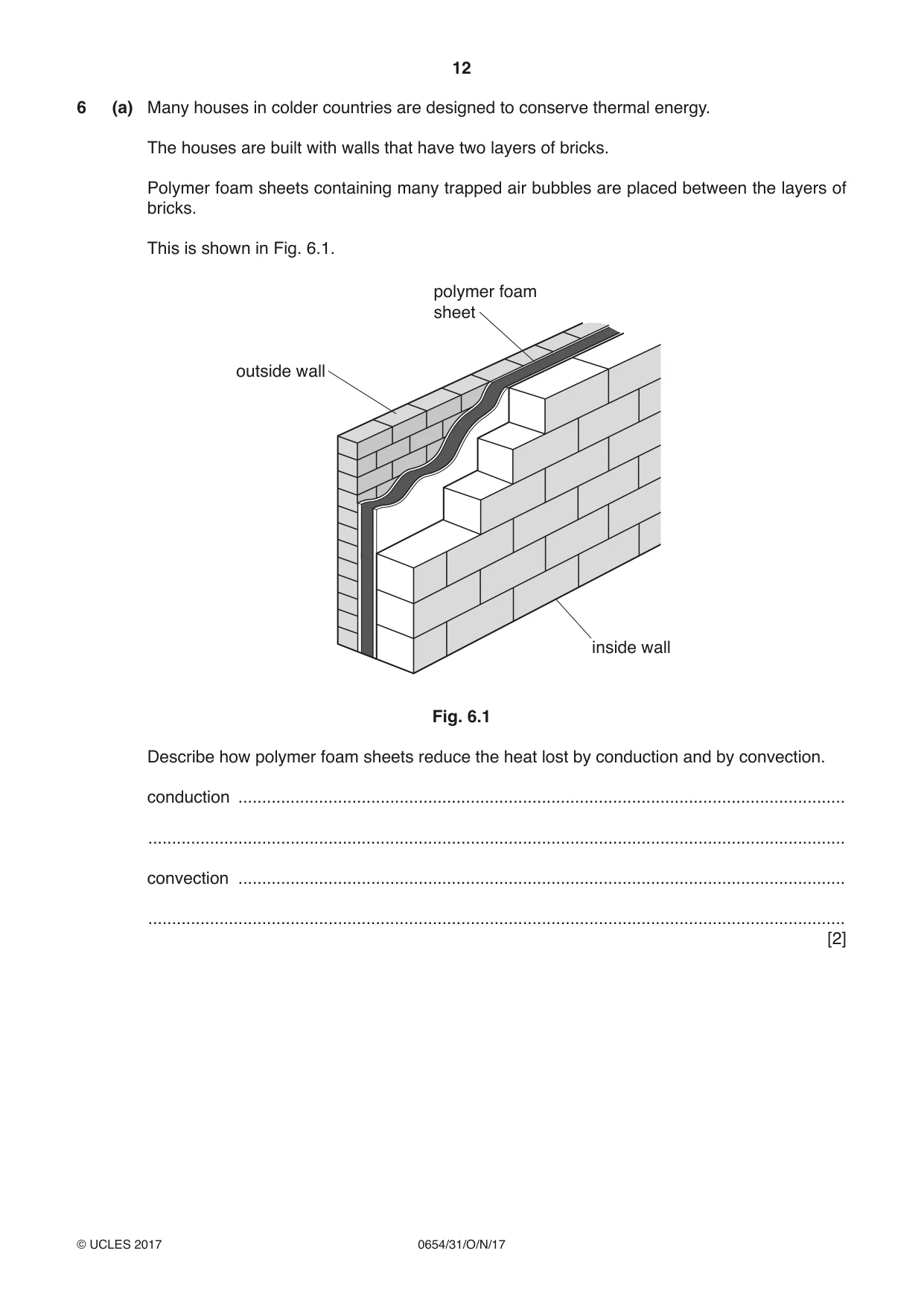 Cambridge IGCSE Sciences - Co-ordinated (Double) 0654 2017 Oct/Nov Paper 3 · Variant 1 question paper, page 12 of 28