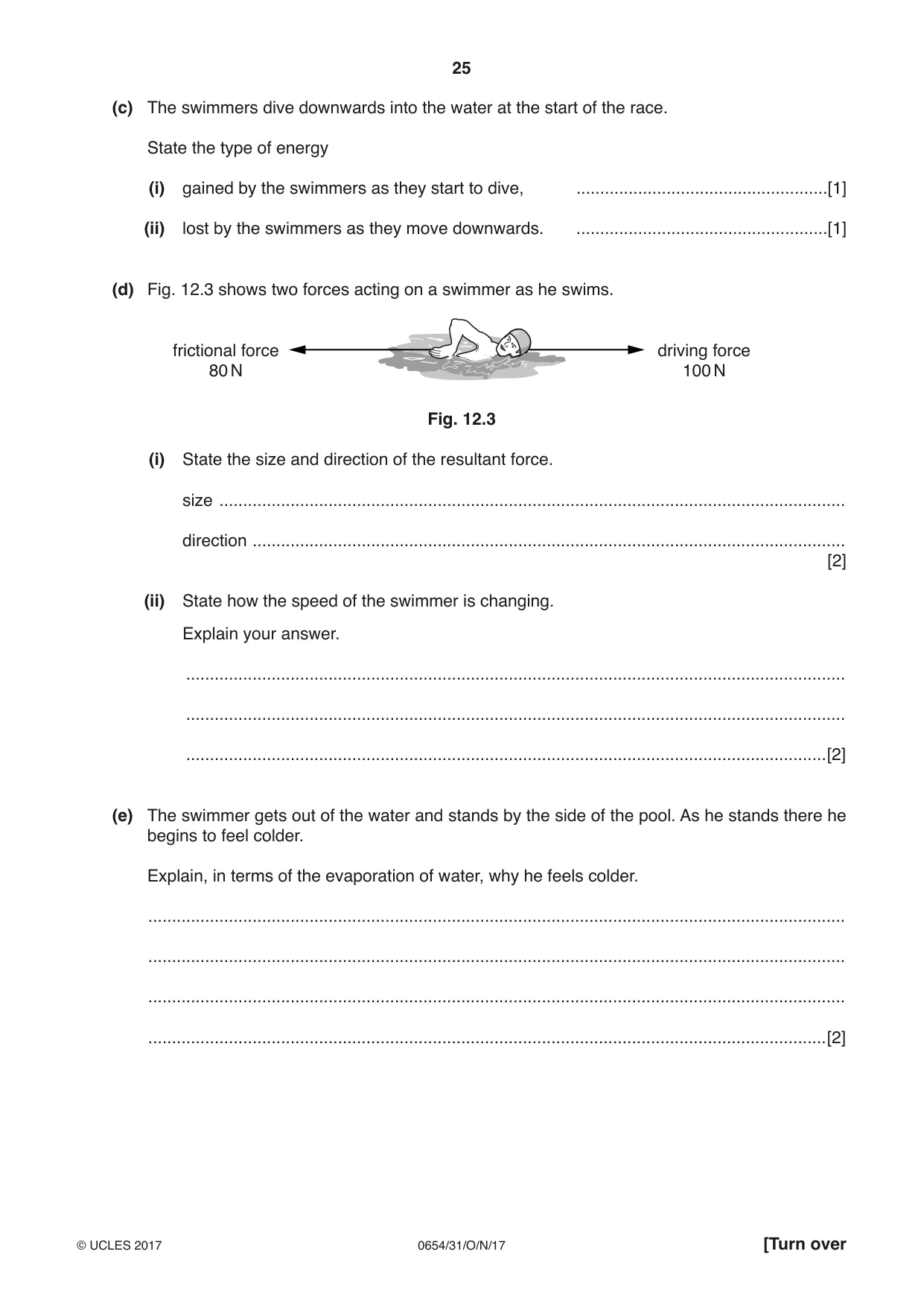 Cambridge IGCSE Sciences - Co-ordinated (Double) 0654 2017 Oct/Nov Paper 3 · Variant 1 question paper, page 25 of 28