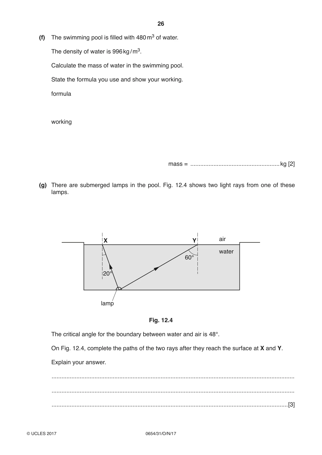 Cambridge IGCSE Sciences - Co-ordinated (Double) 0654 2017 Oct/Nov Paper 3 · Variant 1 question paper, page 26 of 28