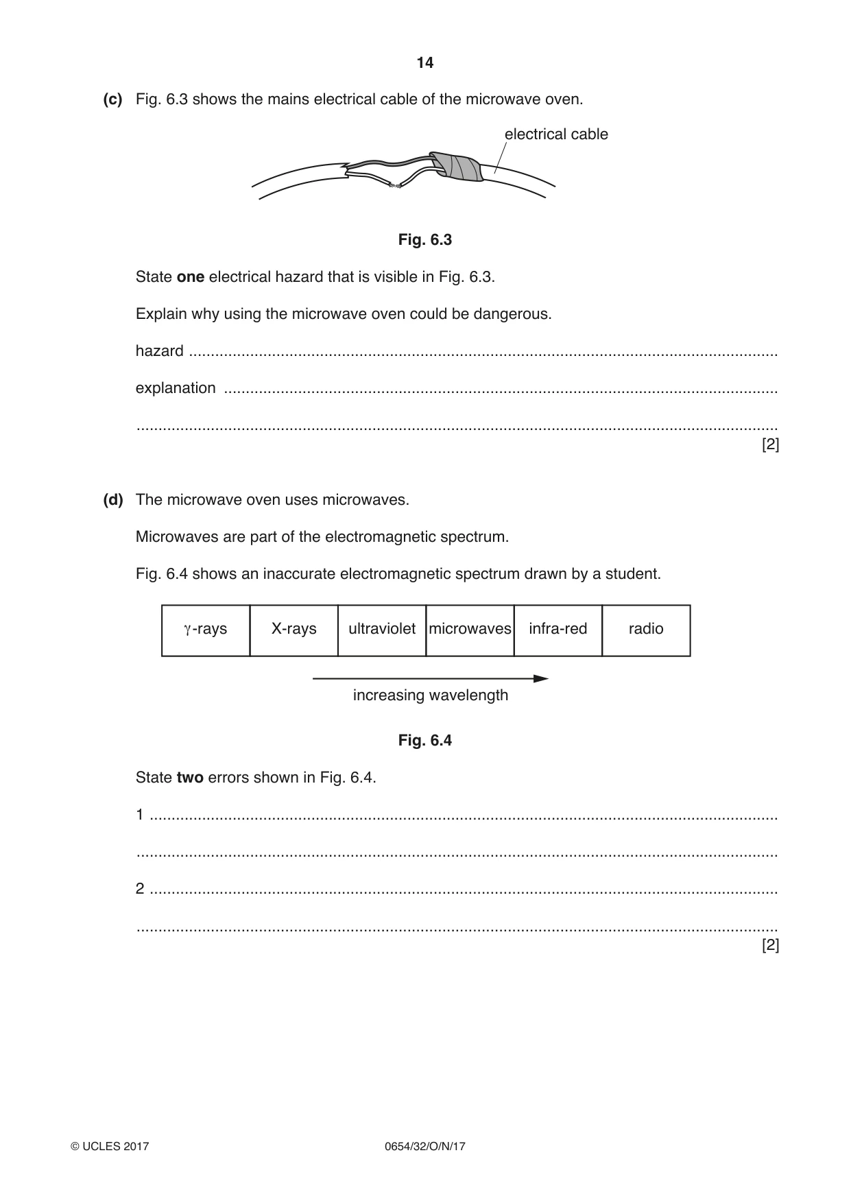 Cambridge IGCSE Sciences - Co-ordinated (Double) 0654 2017 Oct/Nov Paper 3 · Variant 2 question paper, page 14 of 32