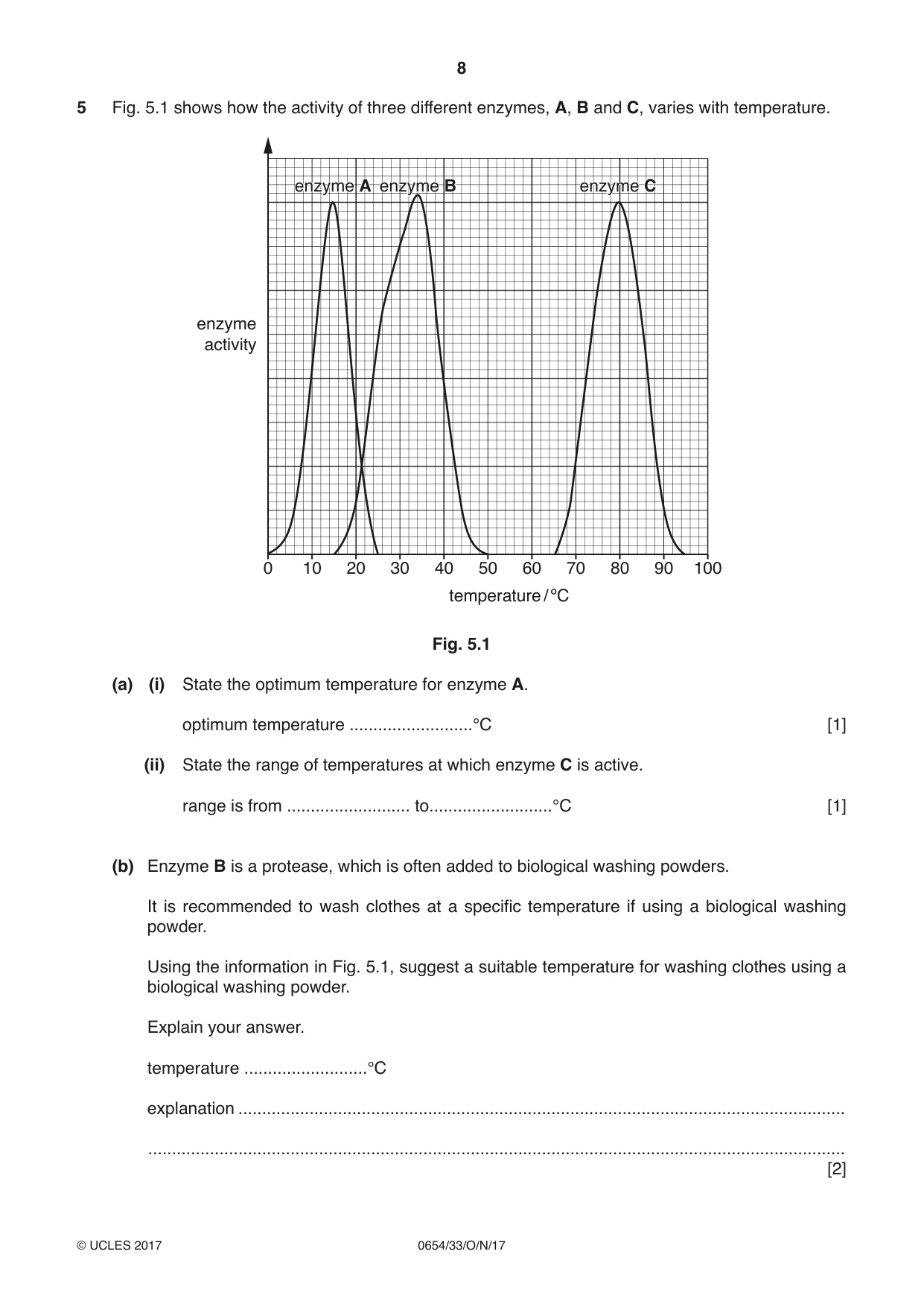 Cambridge IGCSE Sciences - Co-ordinated (Double) 0654 2017 Oct/Nov Paper 3 · Variant 3 question paper, page 8 of 28