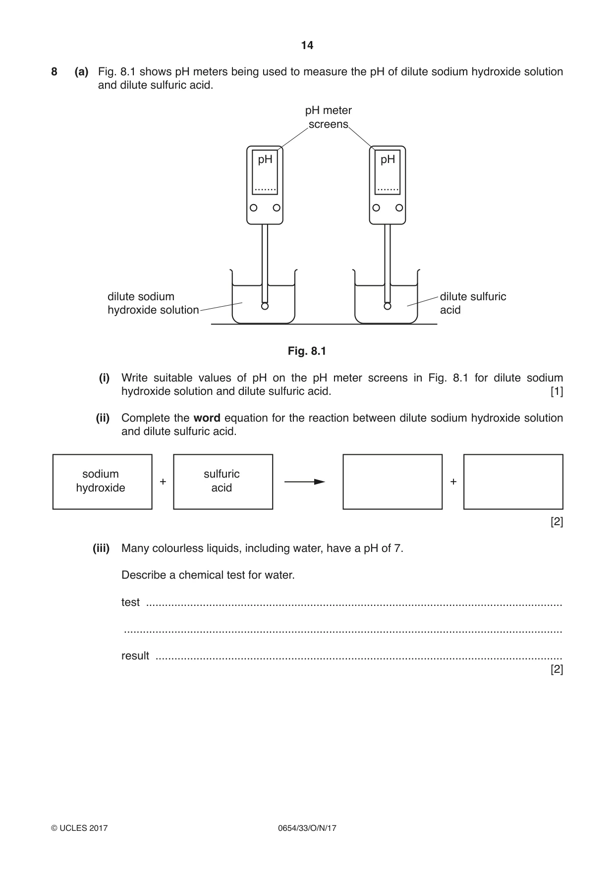 Cambridge IGCSE Sciences - Co-ordinated (Double) 0654 2017 Oct/Nov Paper 3 · Variant 3 question paper, page 14 of 28